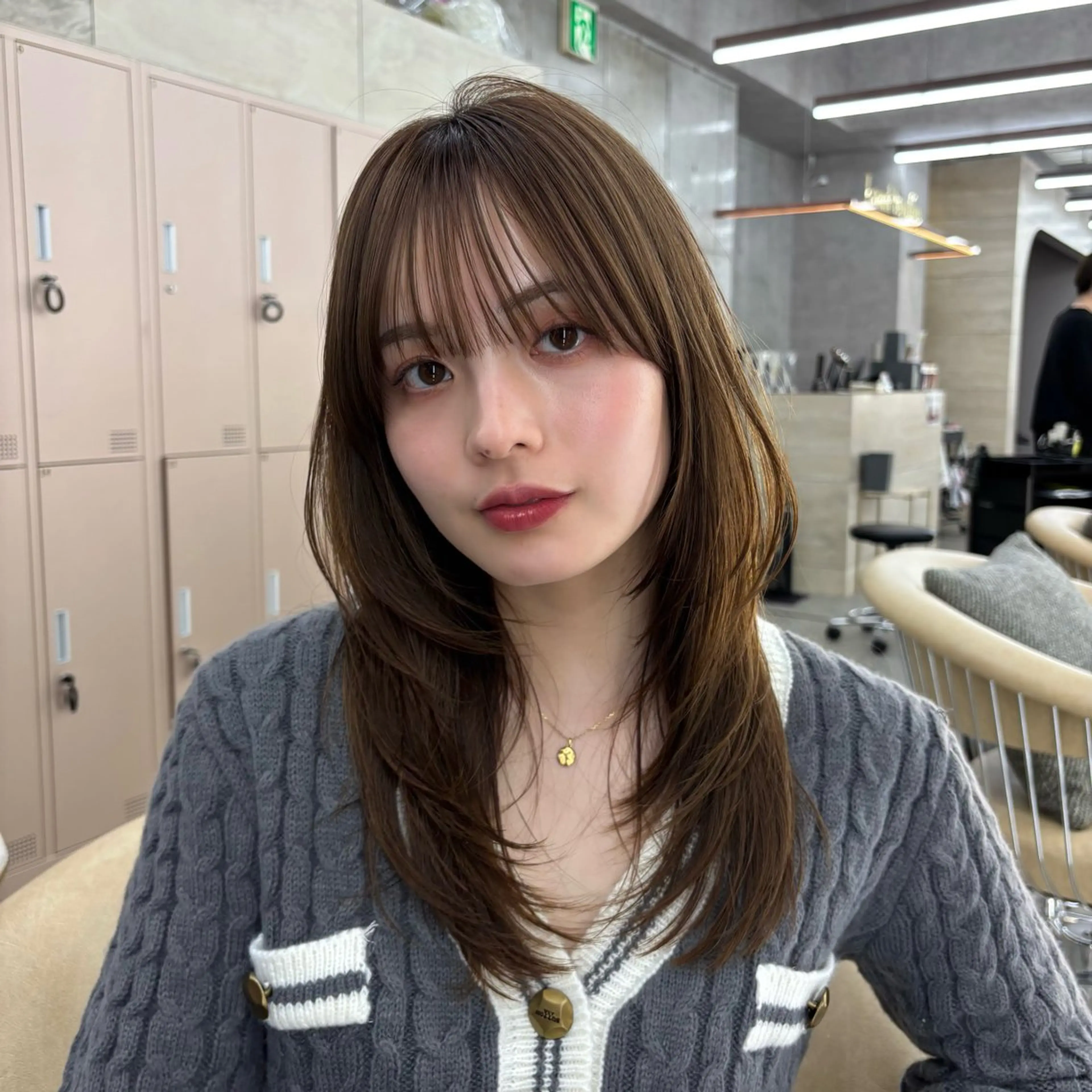 ロング カラー 垢抜けトレンド レイヤー🩵廣戸楓のヘアスタイル