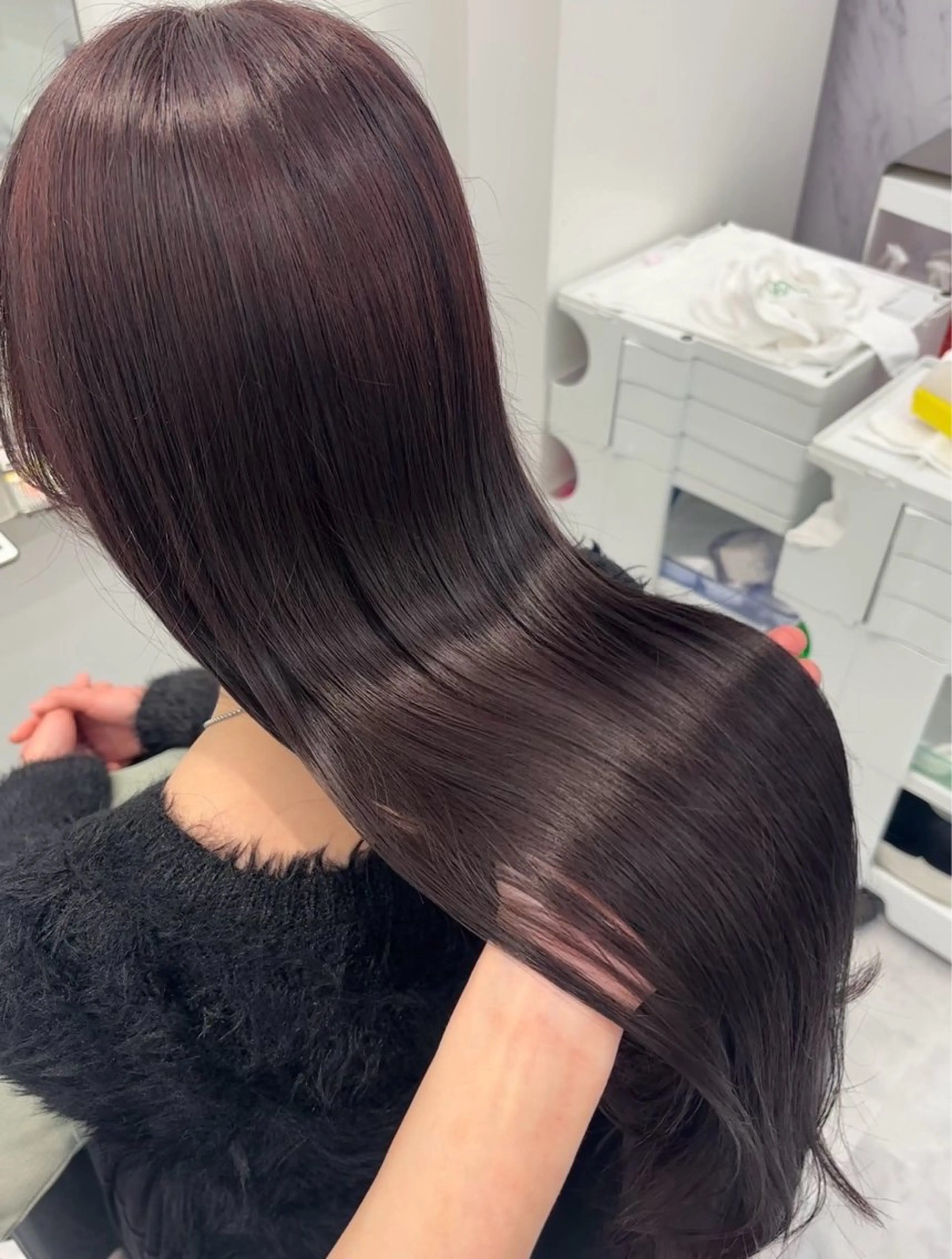 ロング カラー ヘアカラー トリートメント Parve  Mix 🫧梶川虹のヘアスタイル