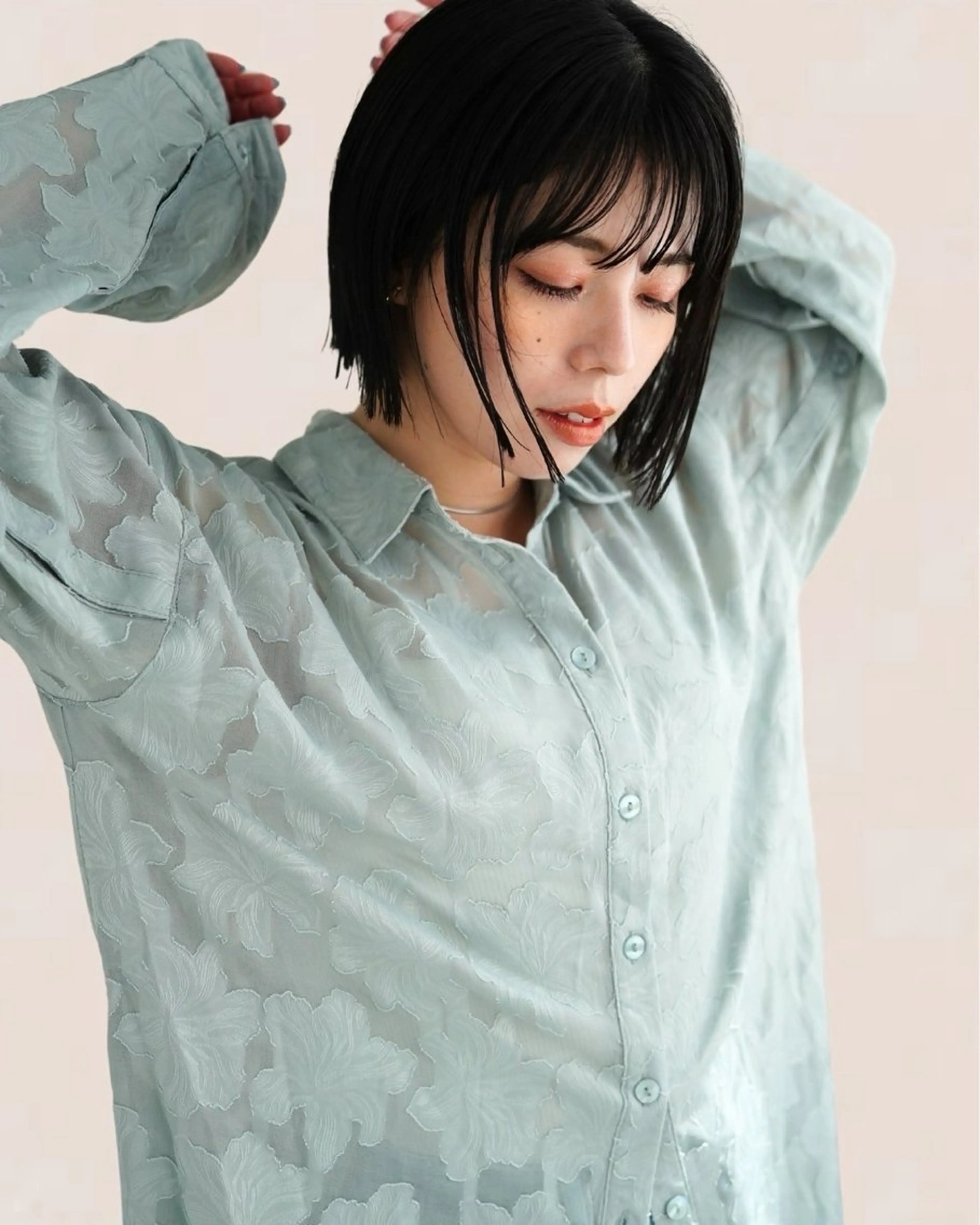 ミディアム 銀座⚜️【脱白髪染め 美髪矯正】トグチのヘアスタイル