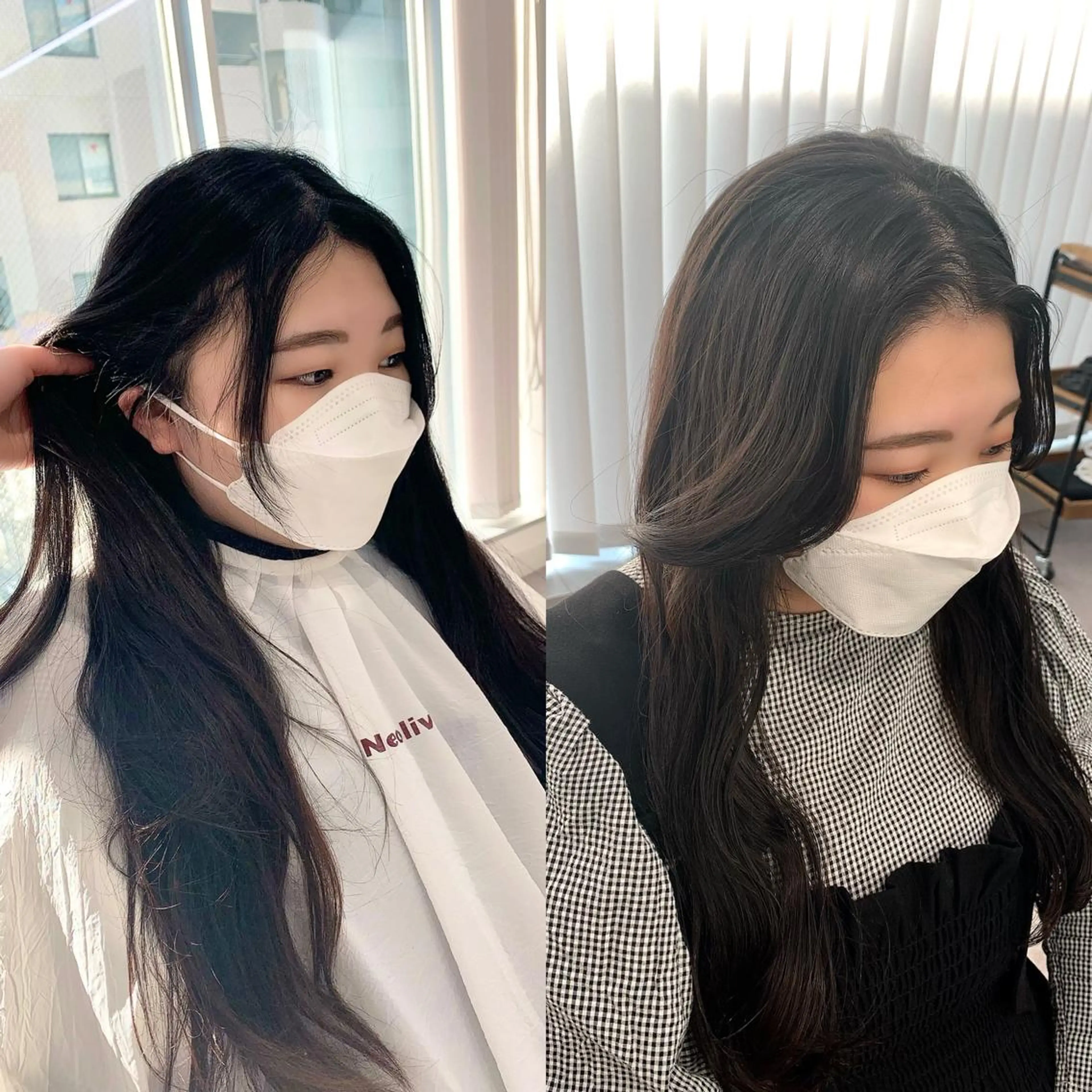 ミディアム カラー パーマ ヘアアレンジ メンズ キッズ ネイル マツエク・マツパ アイブロウ 似合わせレイヤー 🌿JUNのヘアスタイル