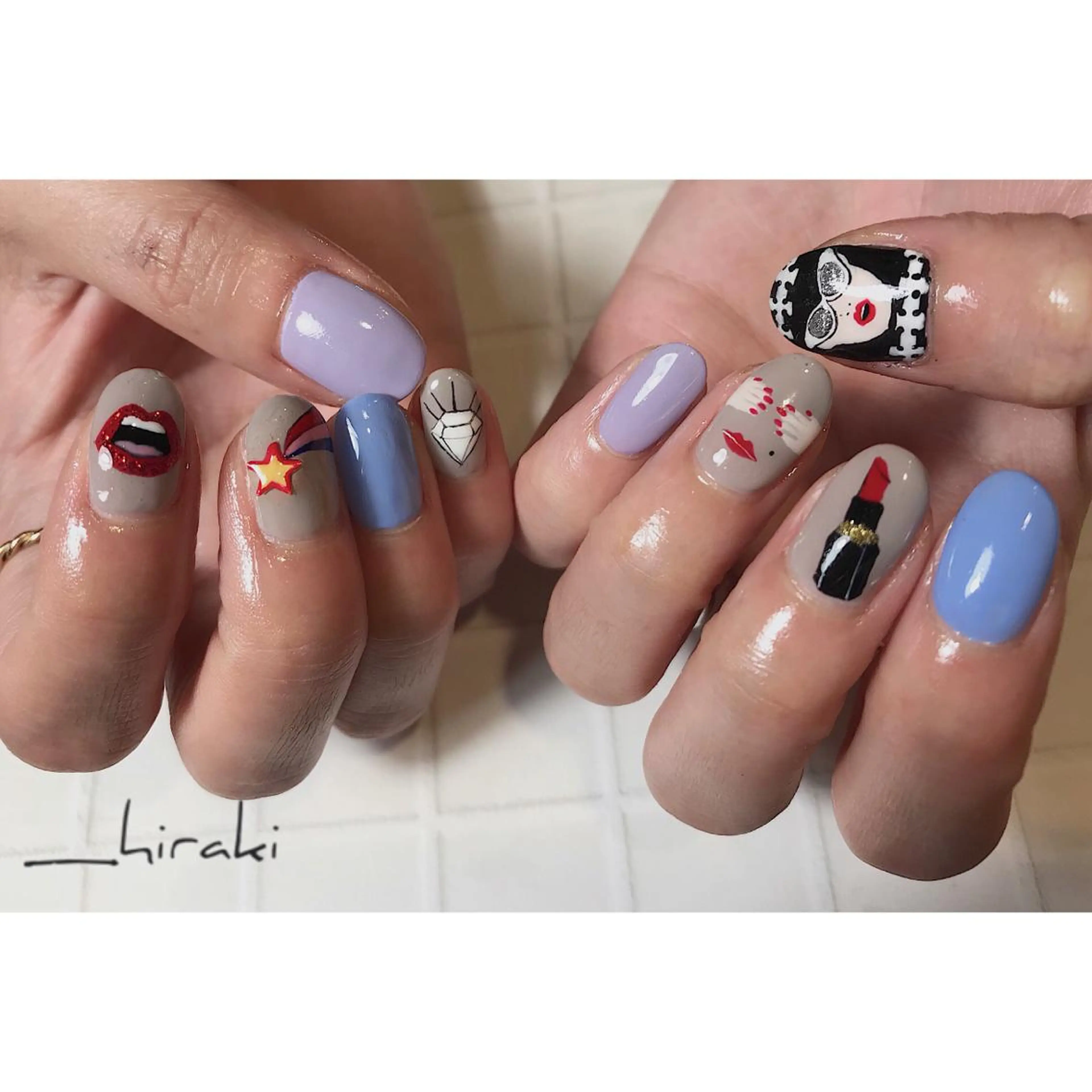 ネイル nail atelier AMBER所属・saori .の眉毛・アイブロウイメージ