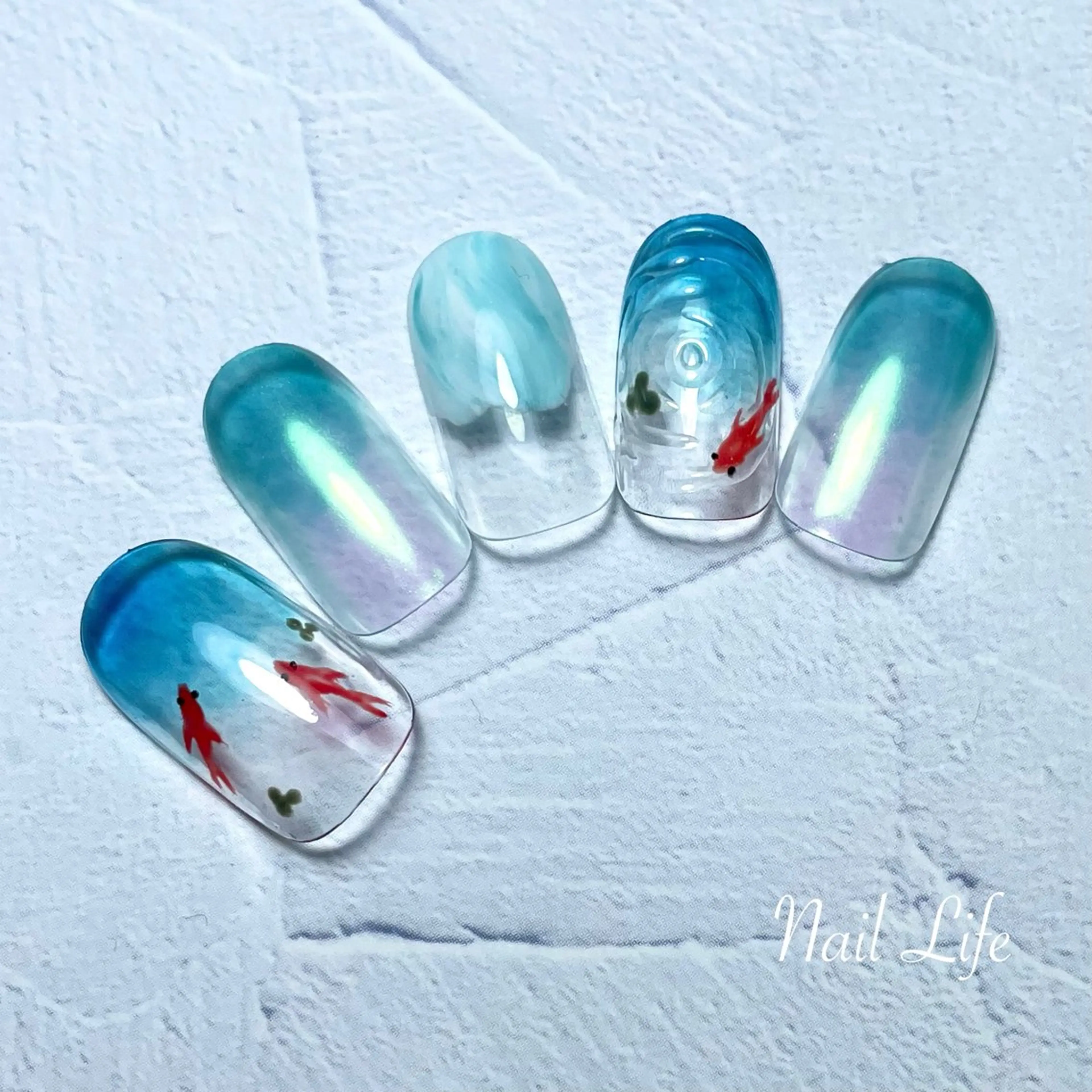 ネイル 夏ネイル 大嶋 めぐみのネイルデザイン