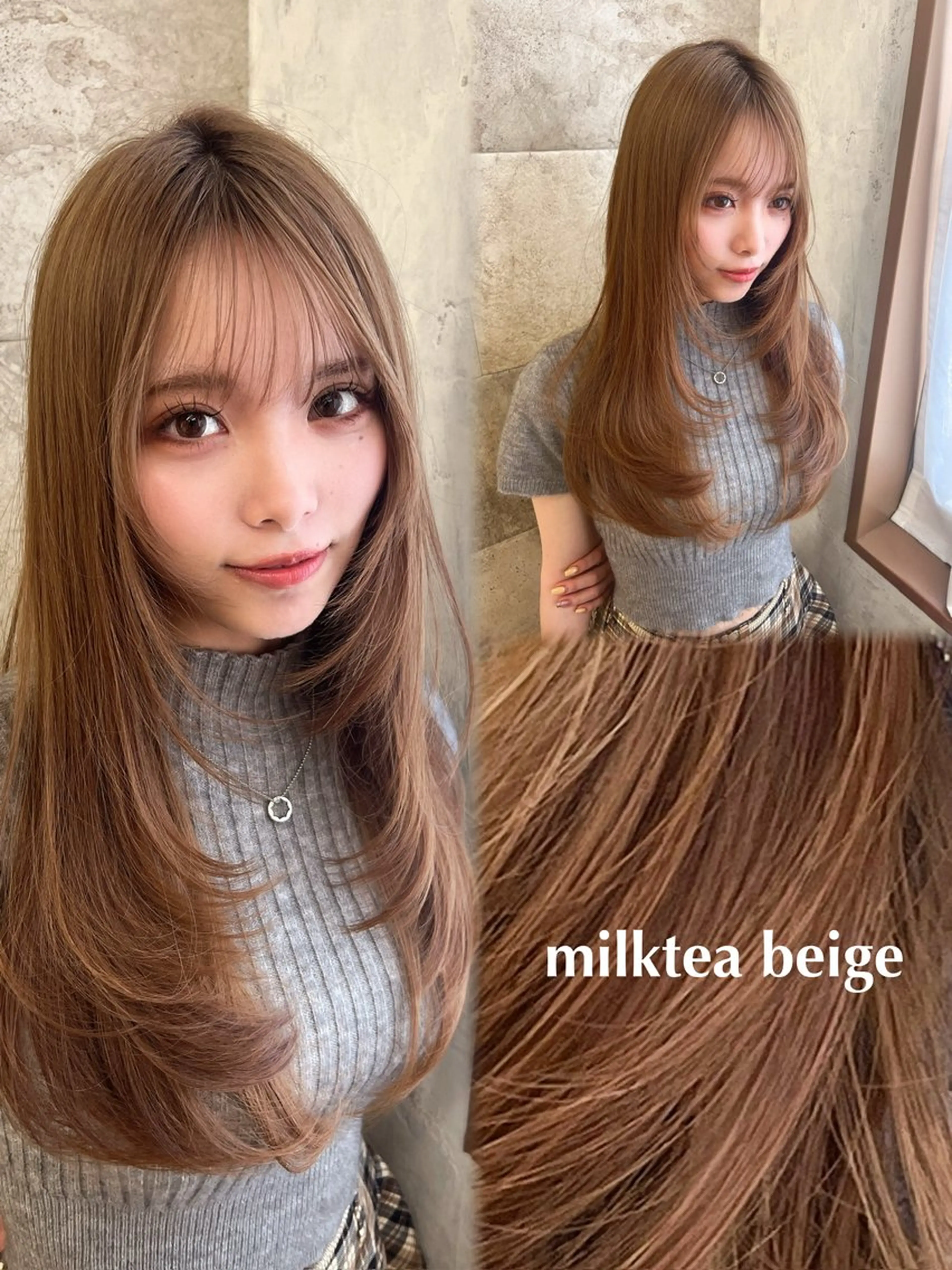 ロング カラー ヘアカラー Lond Alexia所属・金山/透明感/韓国風 /髪質改善/ゆうきのヘアスタイル