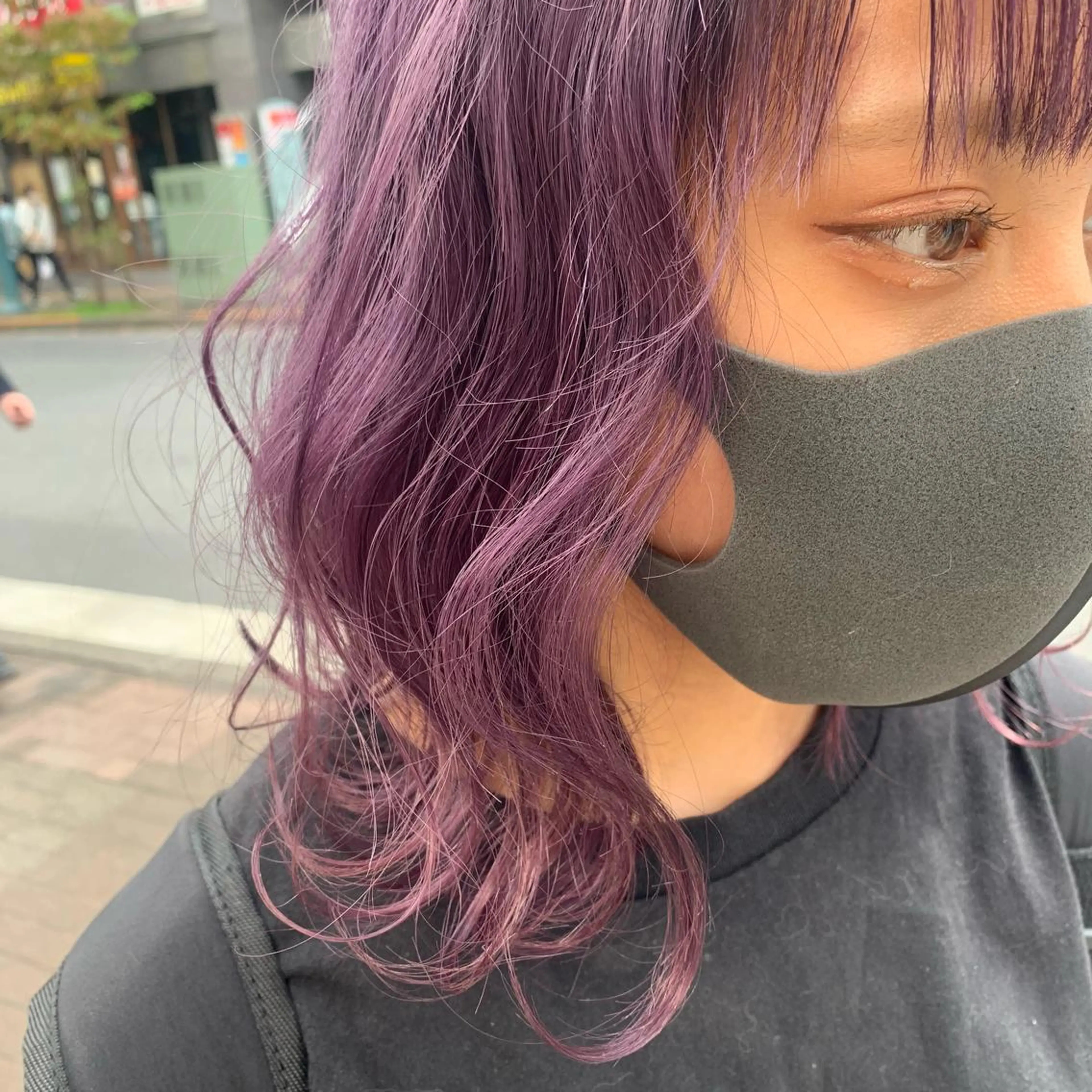 ミディアム カラー ブリーチ ヘアカラー 韓国ヘア🦋 MIYUのヘアスタイル