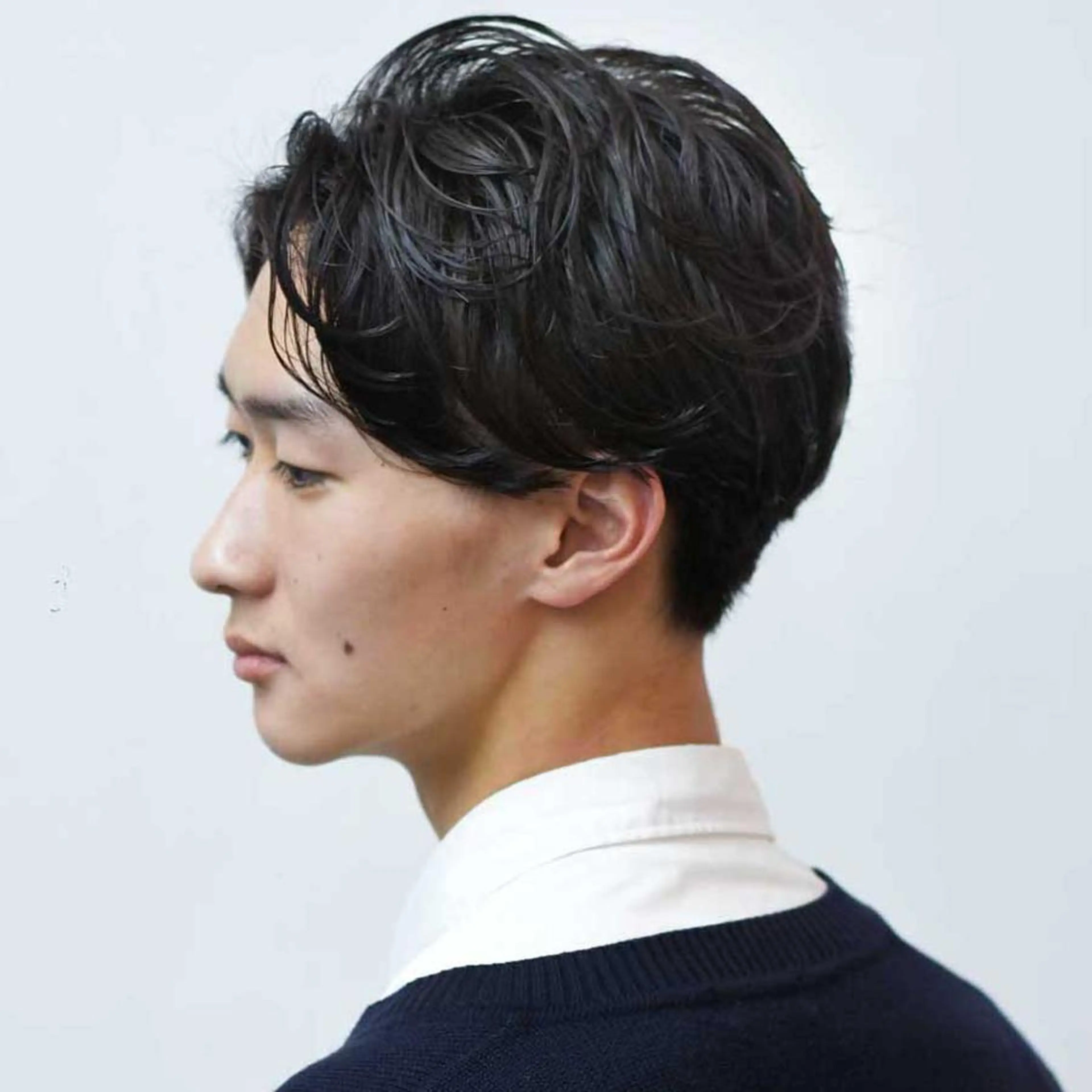 ショート メンズ センターパート メンズパーマ カット パーマ 稲田 拓斗 ✂️Atemのヘアスタイル