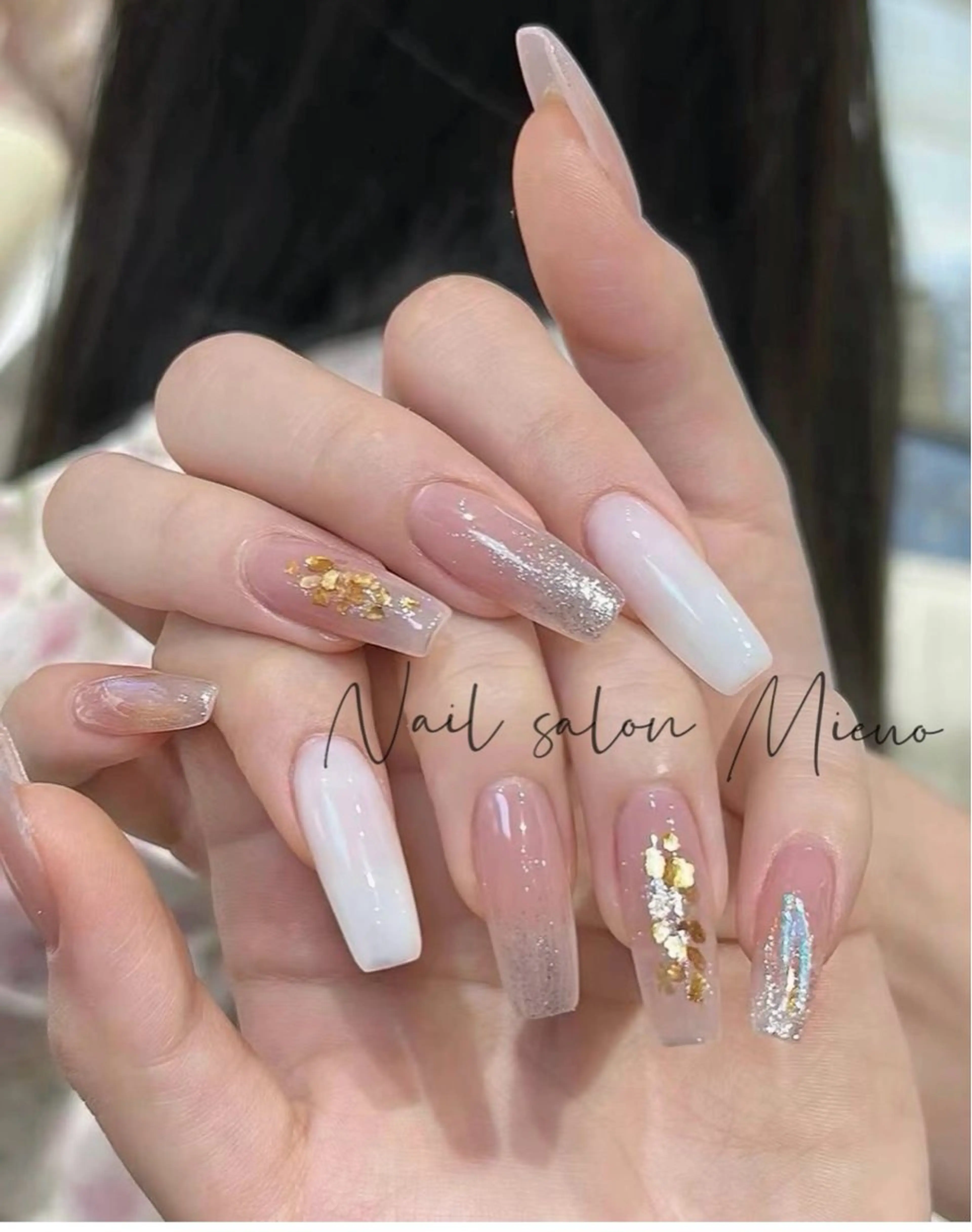 【ハンドチップ長さだし】♪シンプルコース￥10500の写真