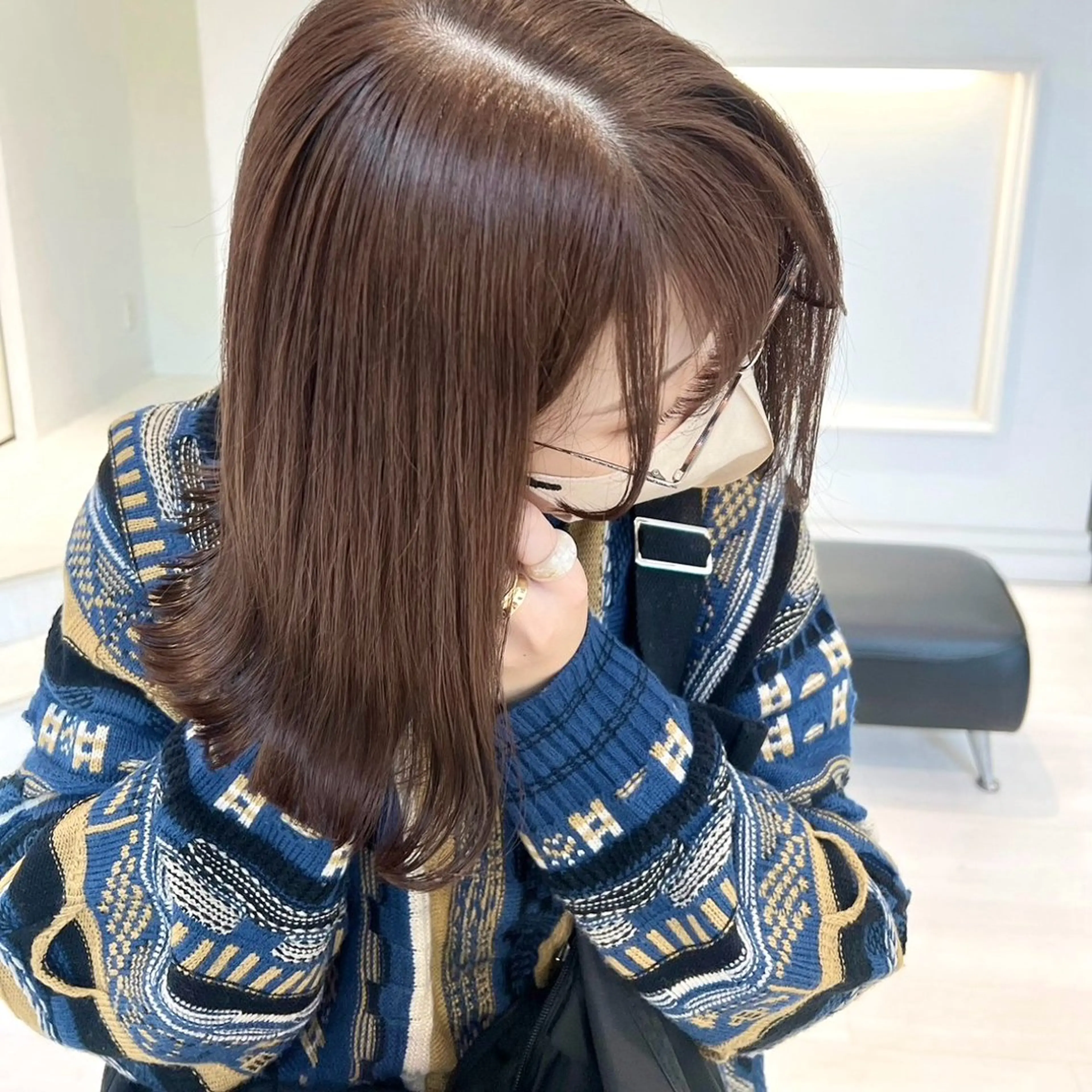 セミロング カラー ヘアカラー ParveMix / 横谷 日菜子🍨♡のヘアスタイル