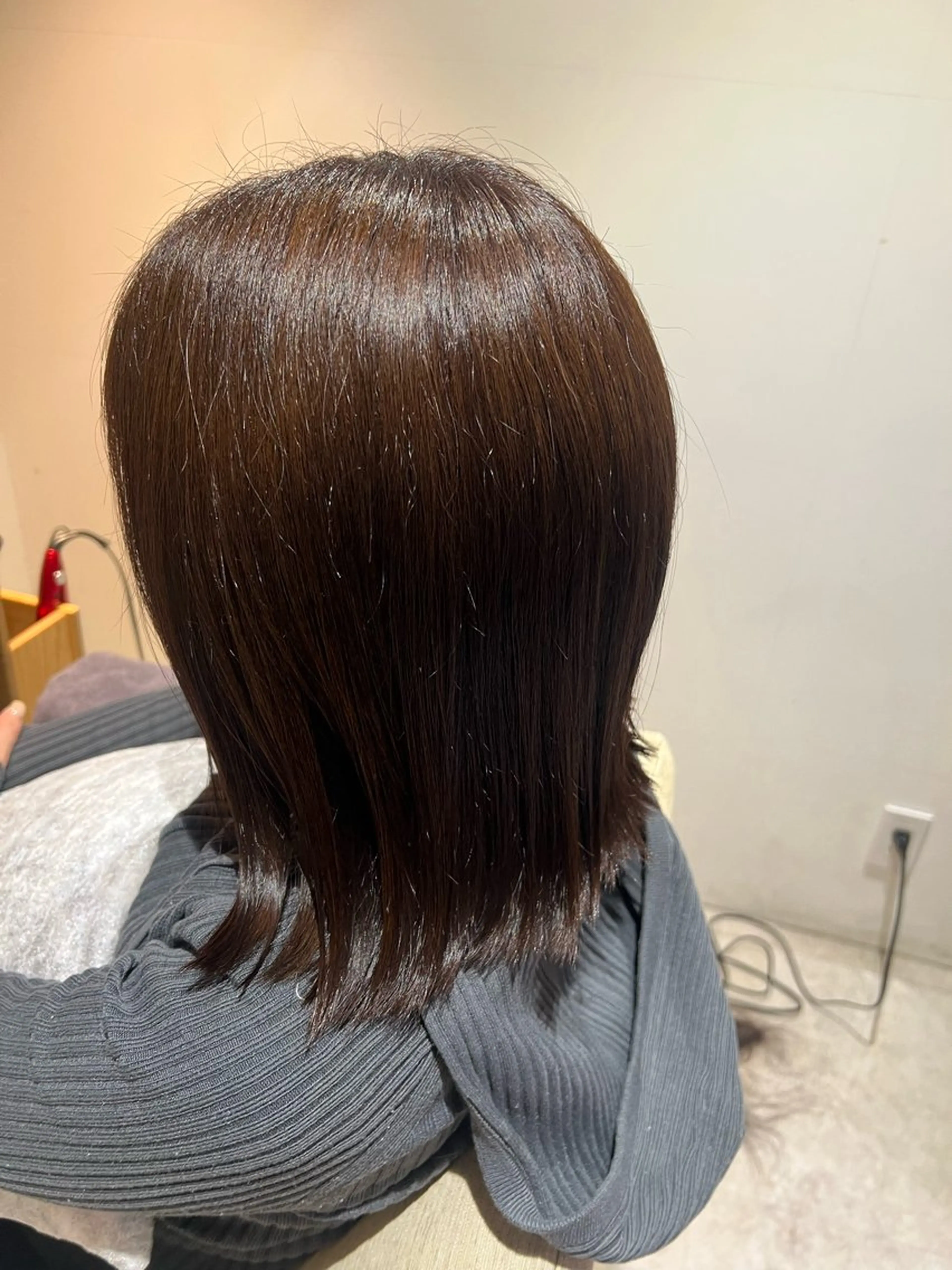 ミディアム カラー カット ヘアカラー ブルームヘアデザイン かこ。のヘアスタイル