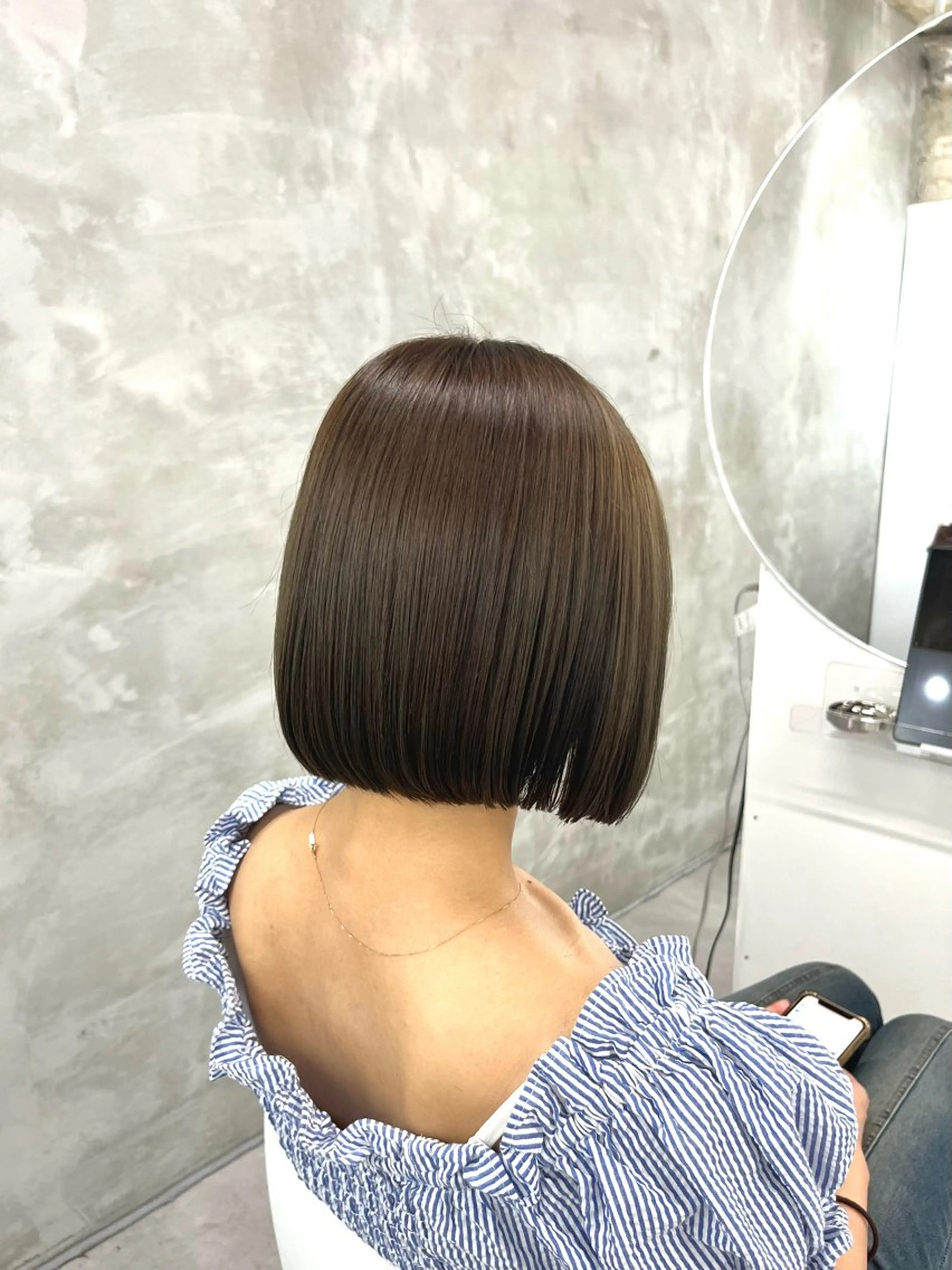 ショート ヘアカラー トリートメント yuuna ✮ レイヤーカットのヘアスタイル