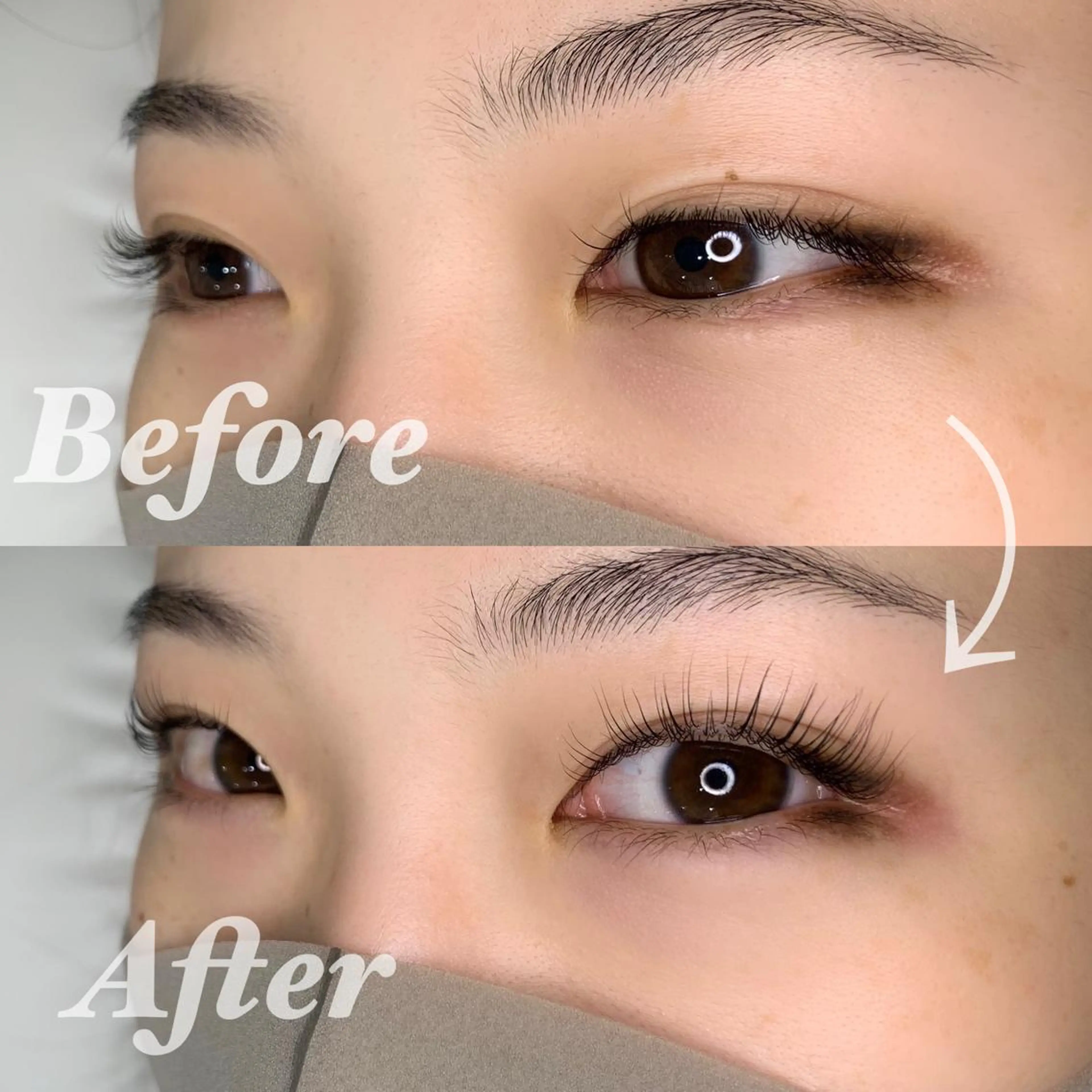 マツエク・マツパ パリジェンヌラッシュリフト Akari🖤 韓国アイドルまつぱのマツエク・マツパデザイン