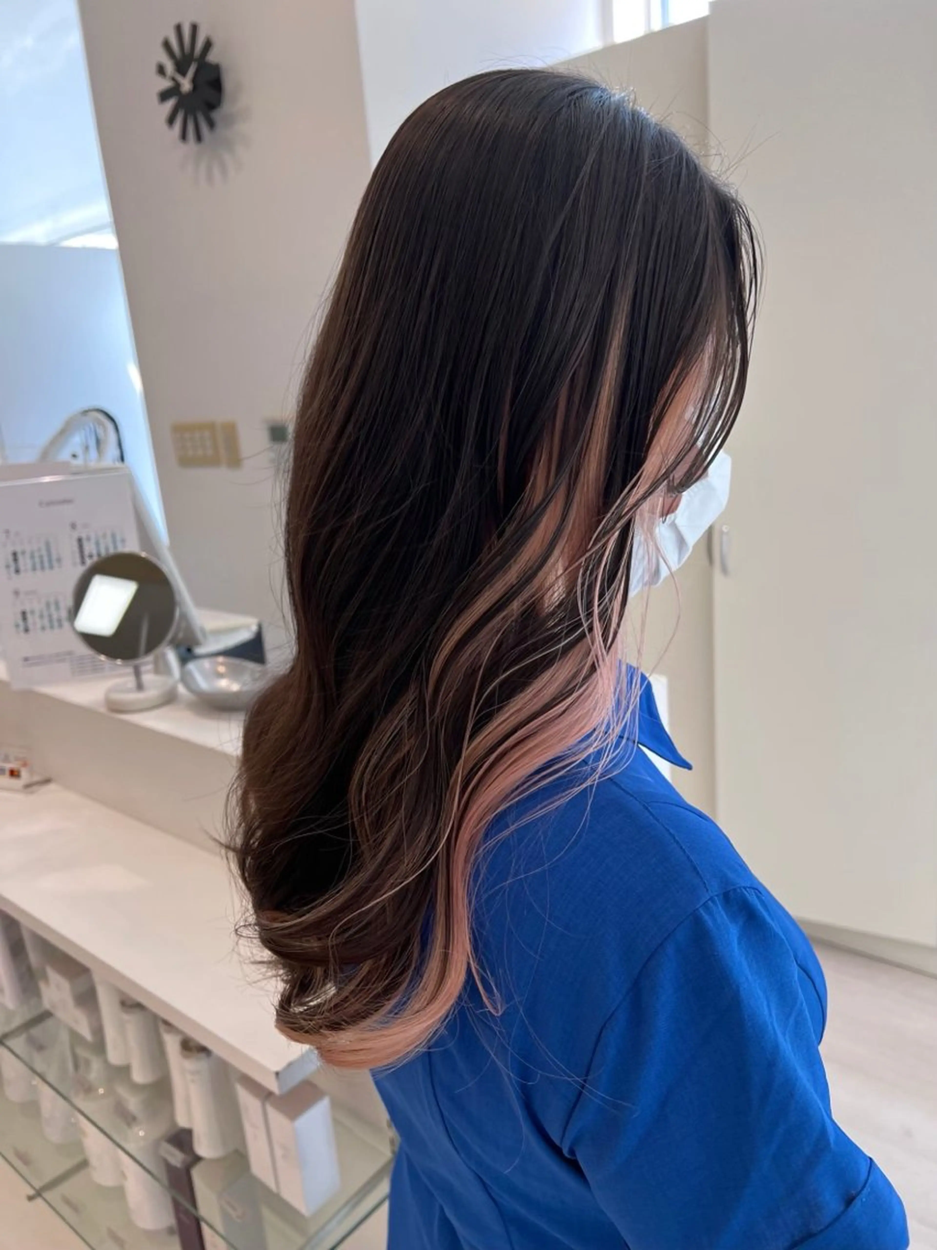 ロング カラー ParveMix 🩶🫧入江 香名のヘアスタイル