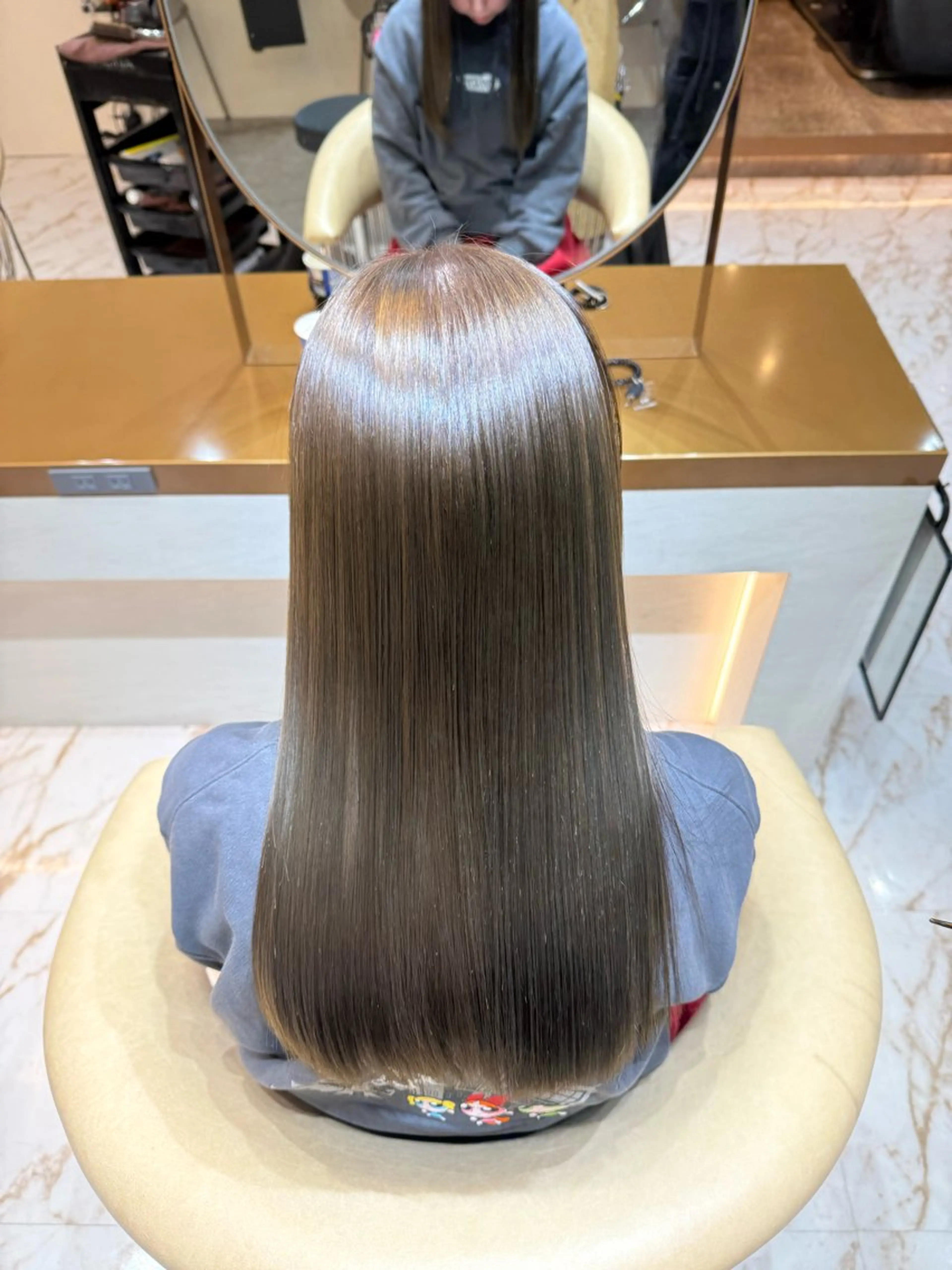 ミディアム トリートメント カット ヘアカラー トリートメント ✨髪質改善✨/グ レージュ特化/来輝のヘアスタイル