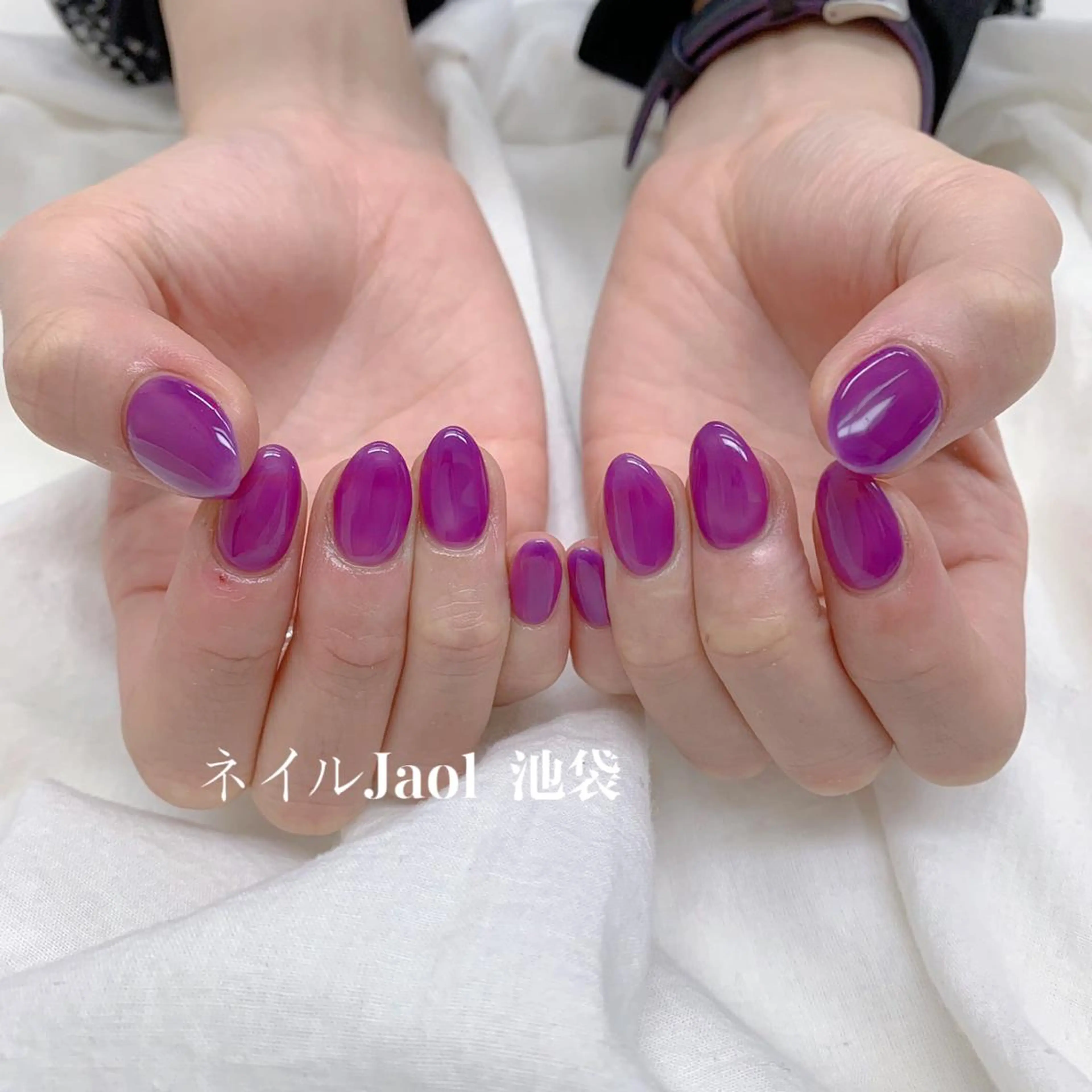 ミディアム ハンドネイル nail jaol池袋店所属・ネイルJaol 池袋のネイルデザイン