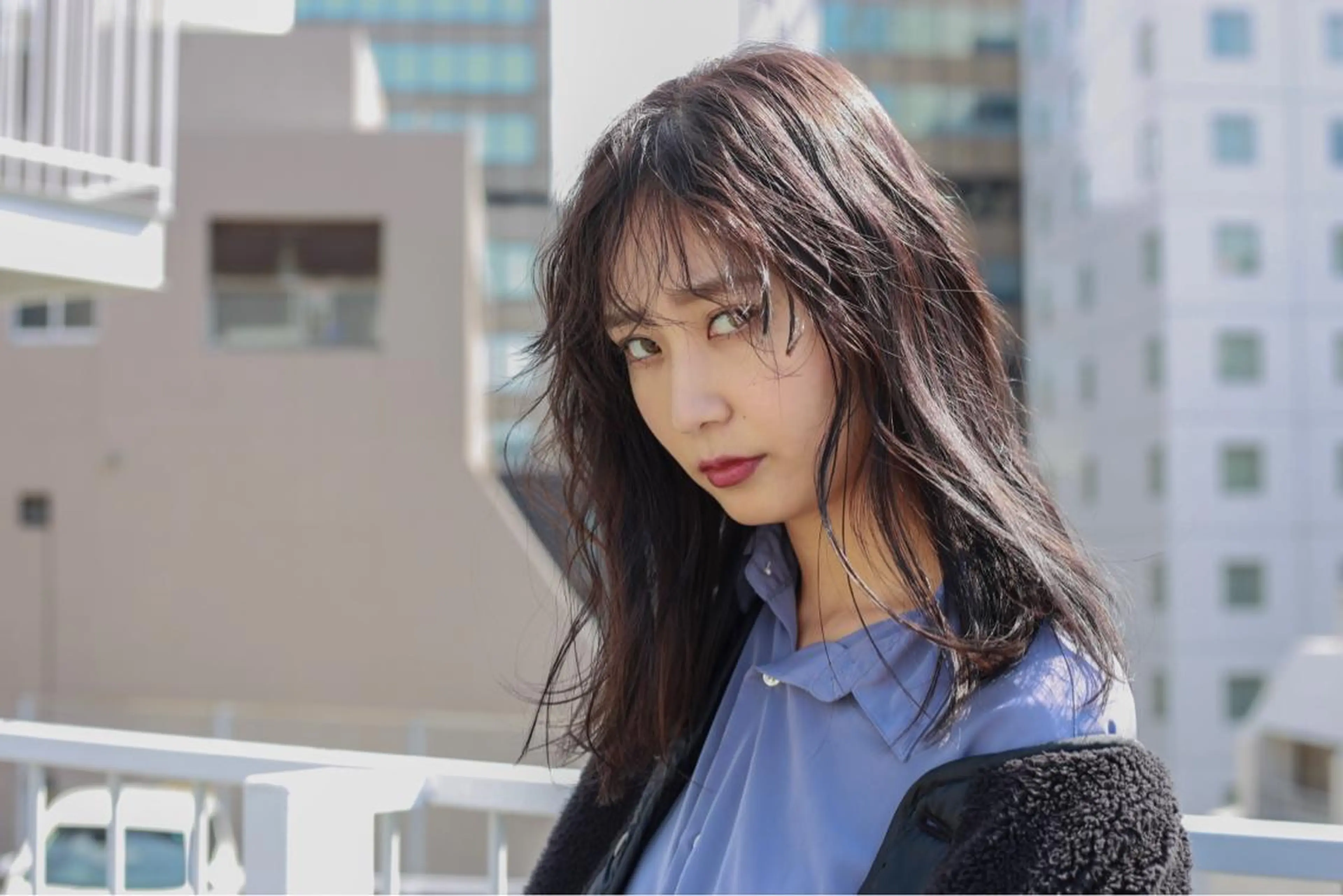 セミロング nessヤマサキ リュウタのヘアスタイル