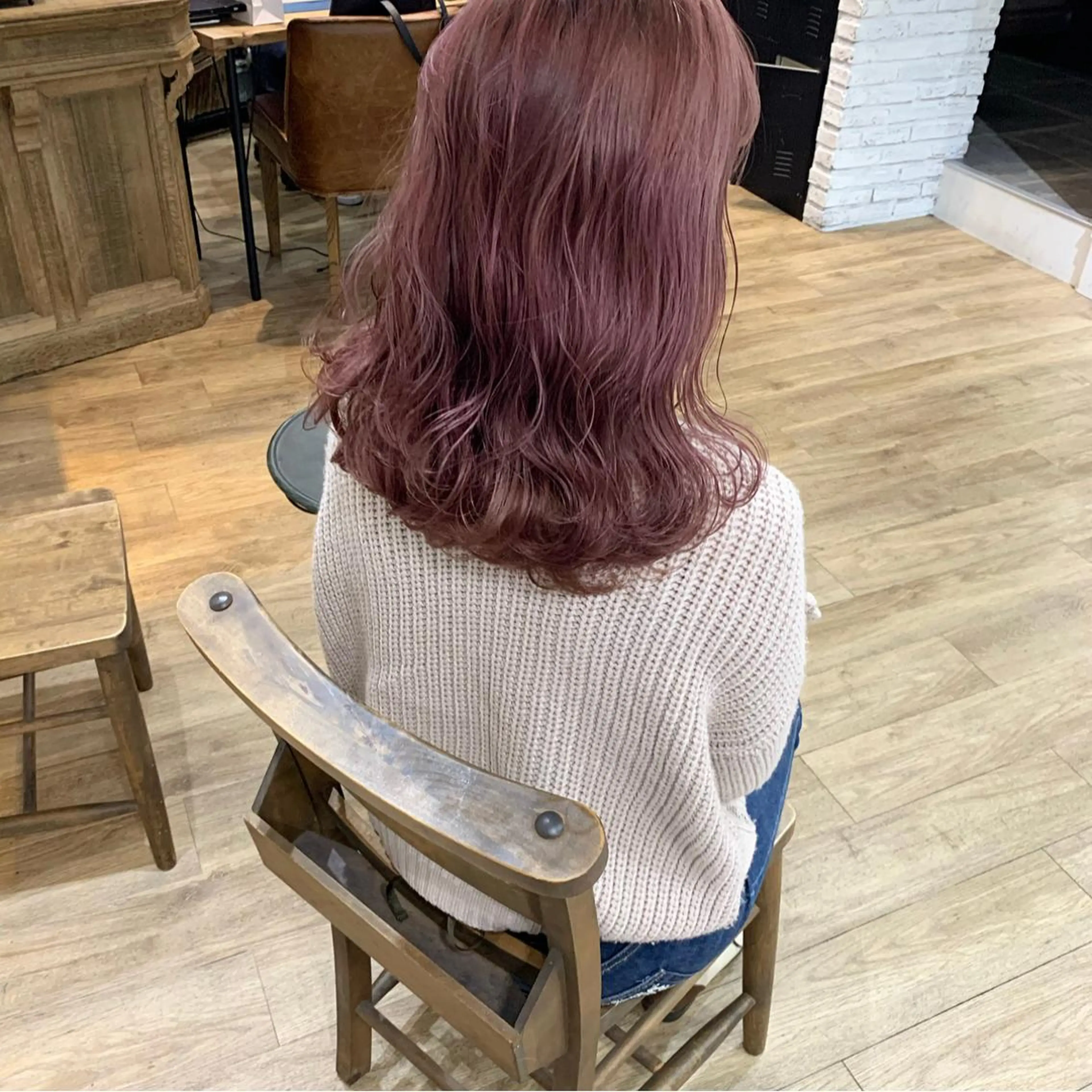 セミロング カラー ヘアカラー トリートメント レイヤー/顔周り /AKARIのヘアスタイル