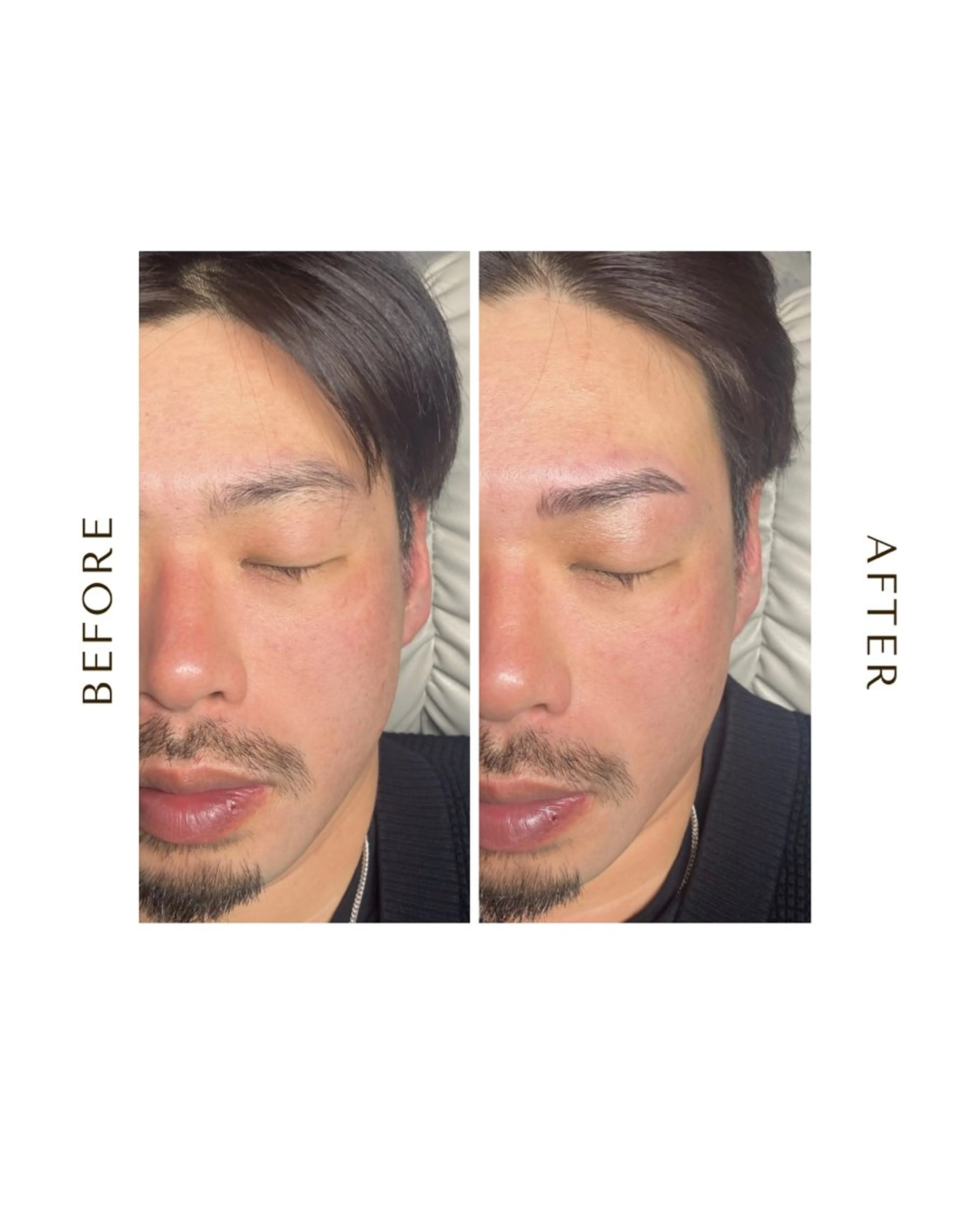 メンズ眉毛スタイリングWaxの写真