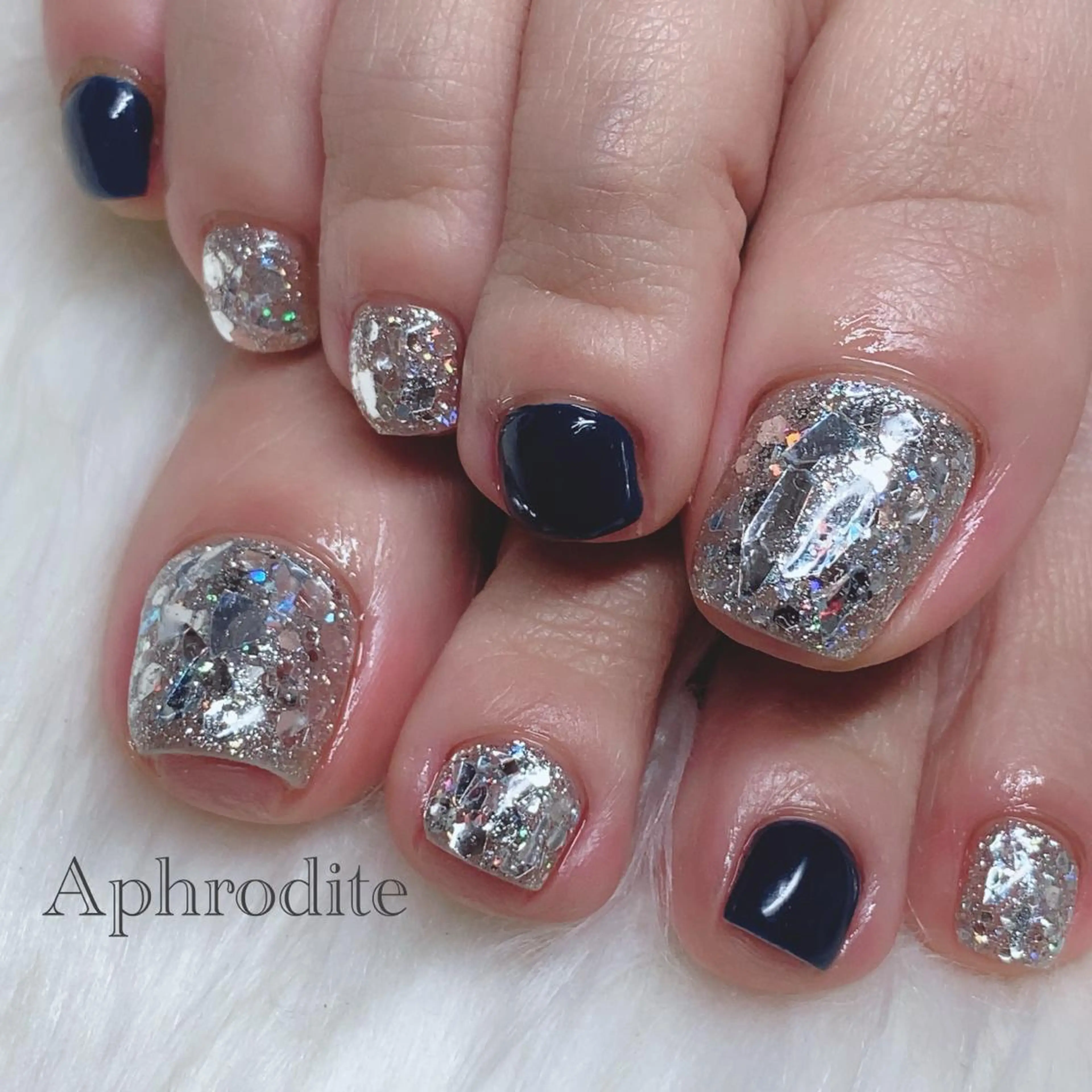 ネイル フットネイル Aphrodite パラジェル認定サロンのネイルデザイン
