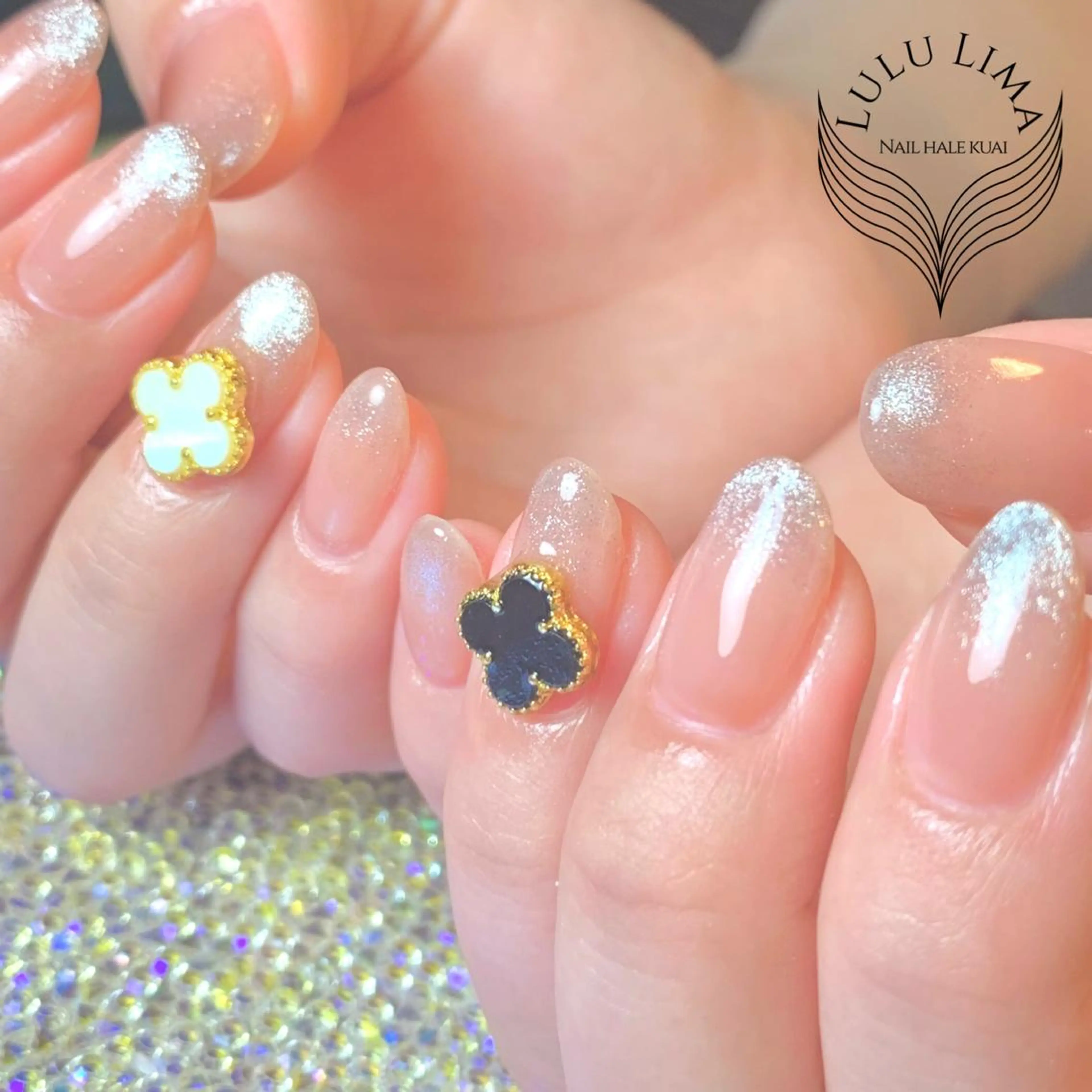 ネイル グラデーション マグネットネイル ハンドネイル フットネイル ハンドケア LULU LIMAのネイルデザイン