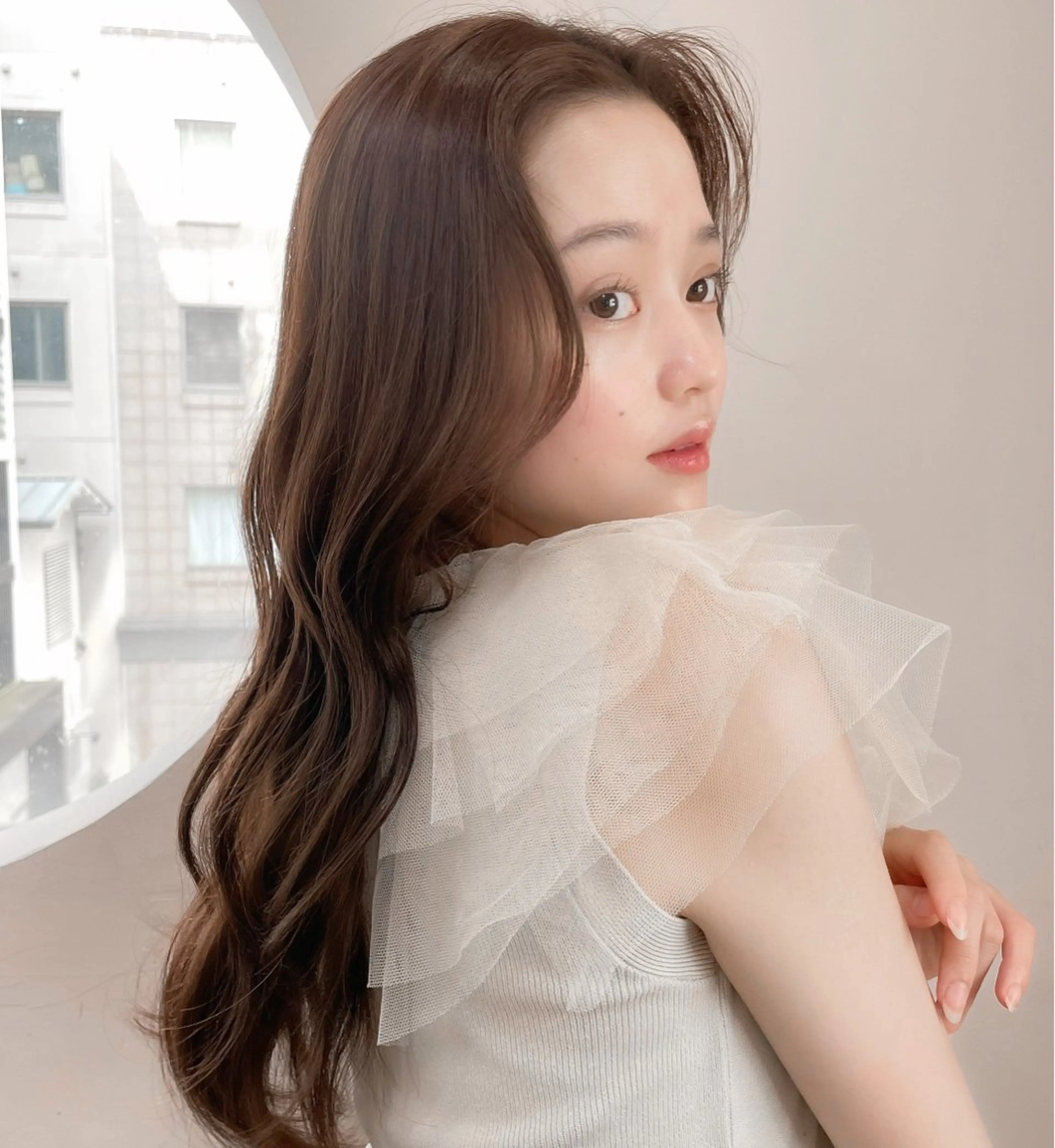 セミロング 🍑韓国girly Saaya🍑🪄のヘアスタイル