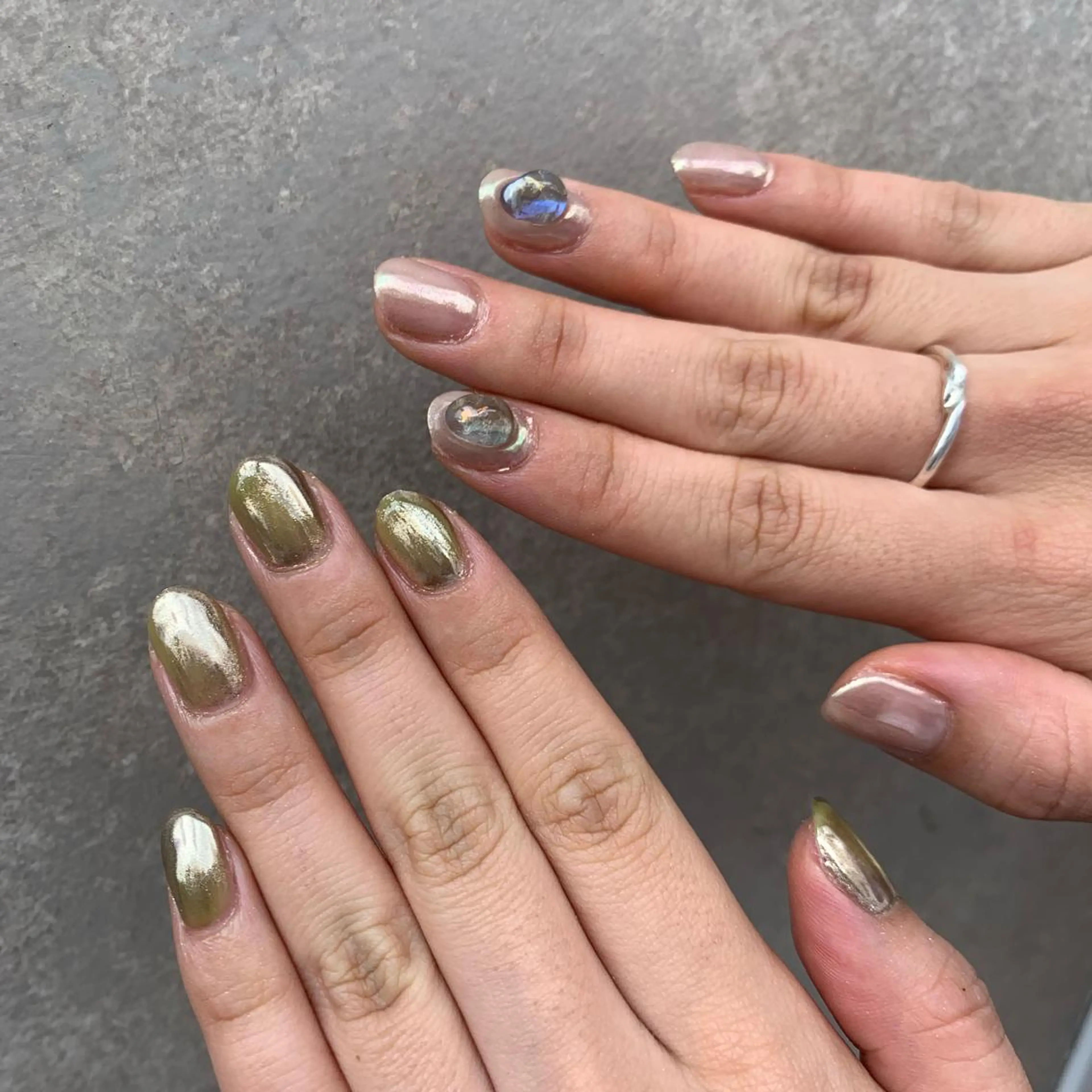 ネイル ハンドネイル 【淡色color/ nail】maikoのネイルデザイン