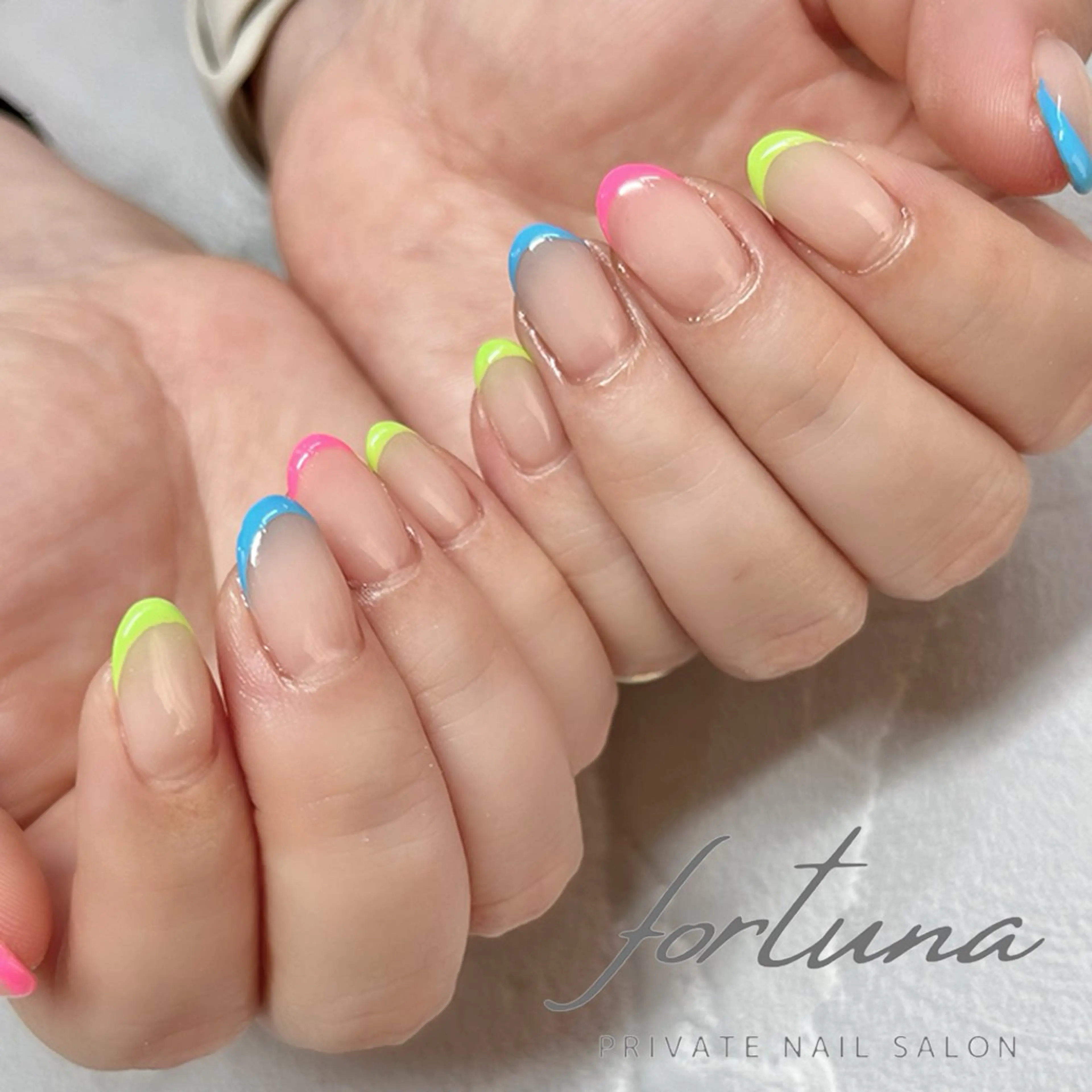 ネイル フレンチネイル ハンドネイル fortuna 武藤裕美のネイルデザイン