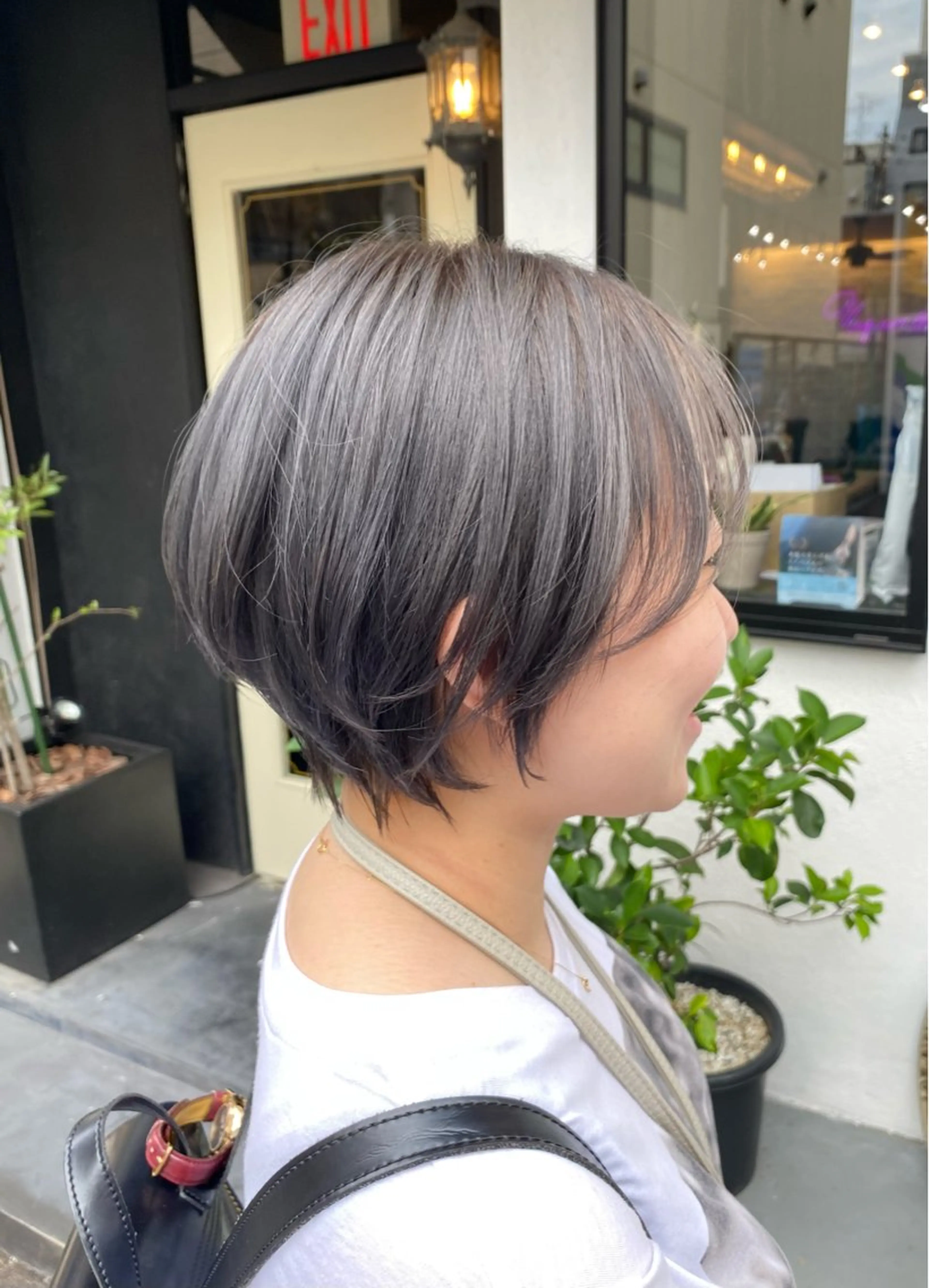 ショート カラー パーマ ヘアアレンジ メンズ キッズ HairSignature所属・ブリーチ指名神戸 No.1美容師RENのヘアスタイル