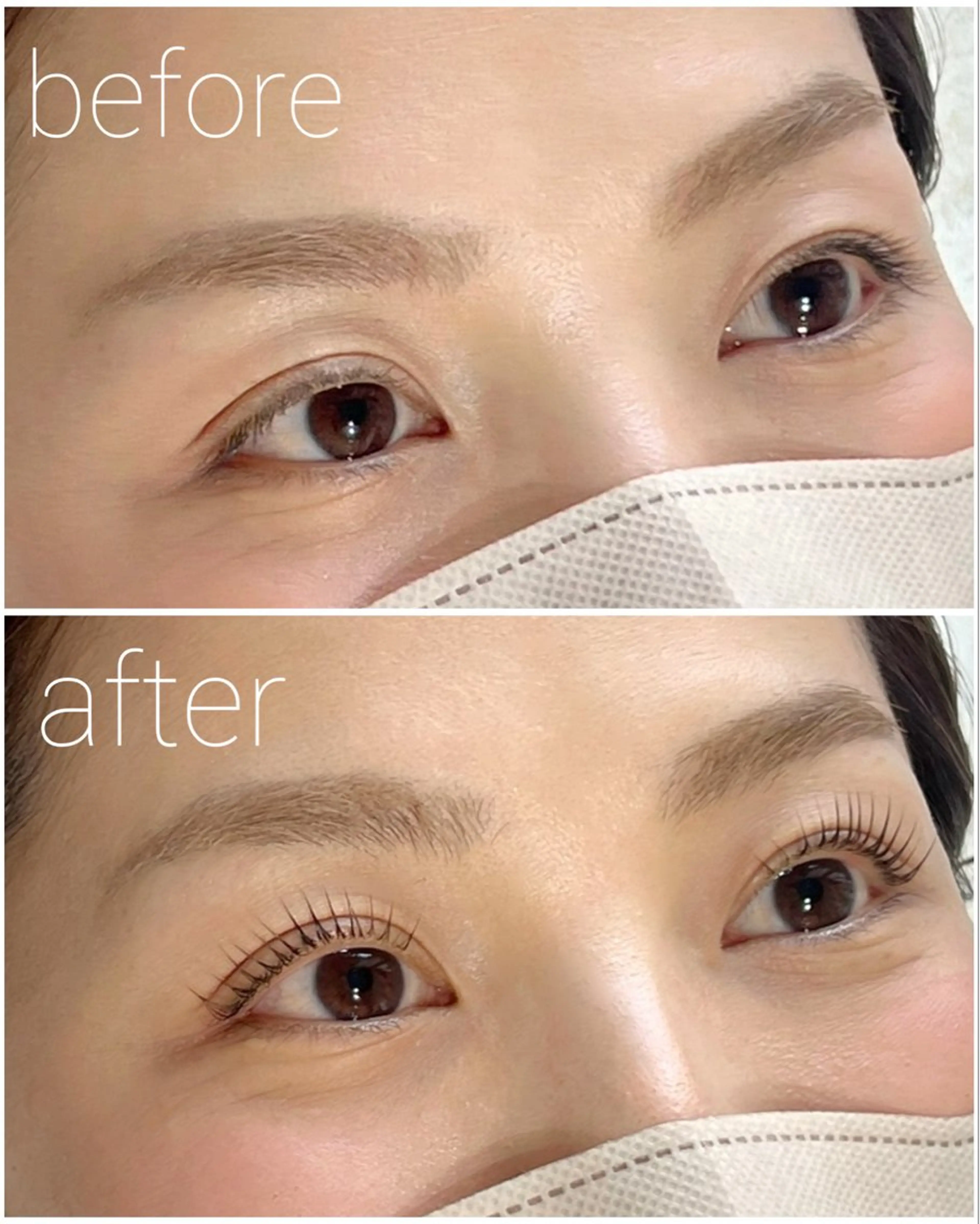 【平日9:30-14:00限定】上下まつげパーマ／ナチュラル仕上げ｜ご新規様歓迎✨堺市駅徒歩1分顔分析付きカウンセリングの写真