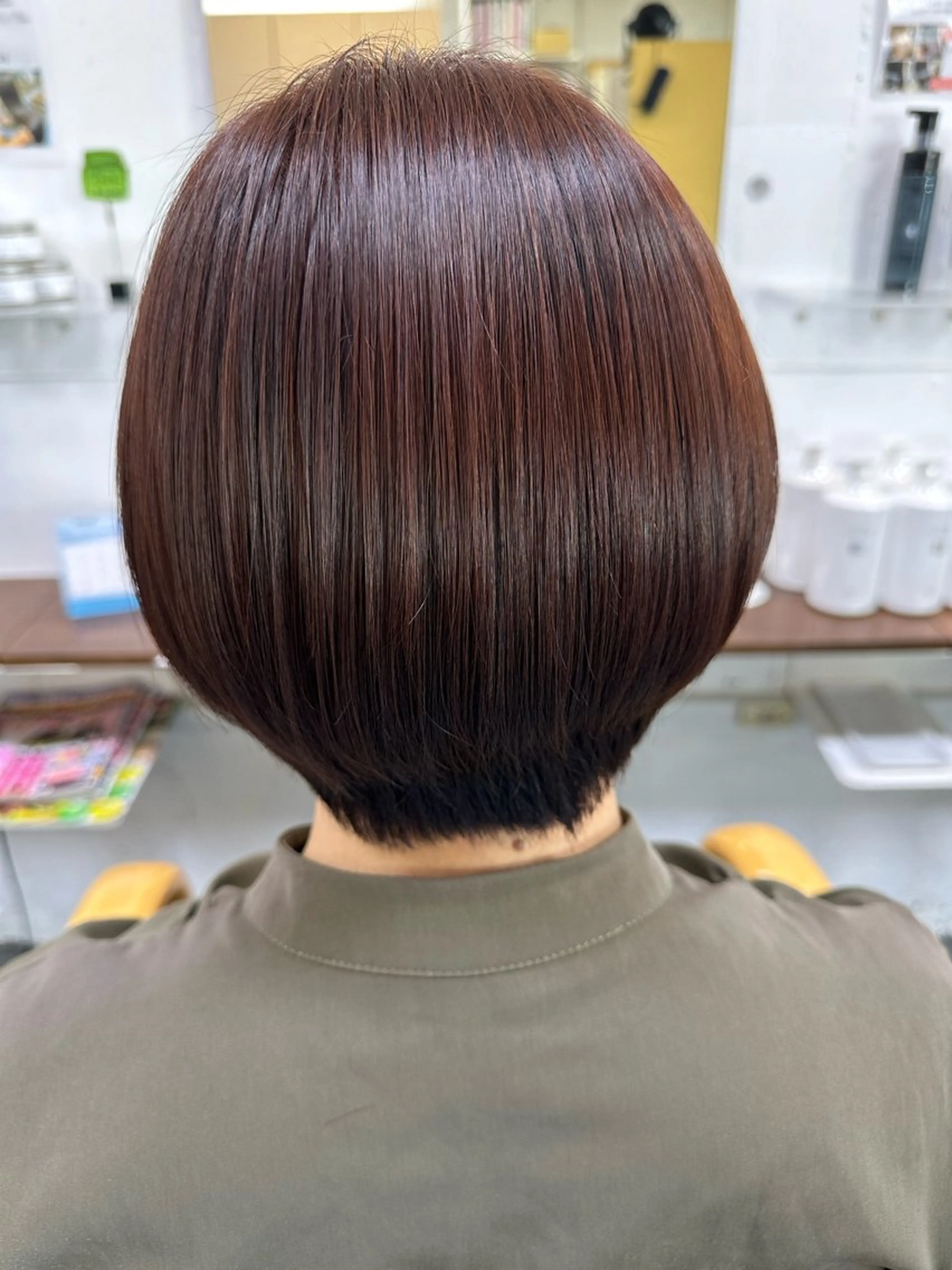 ショート 髪質改善 カット ヘアカラー トリートメント 【髪質改善】に特化 オリーブオイルクラブのヘアスタイル