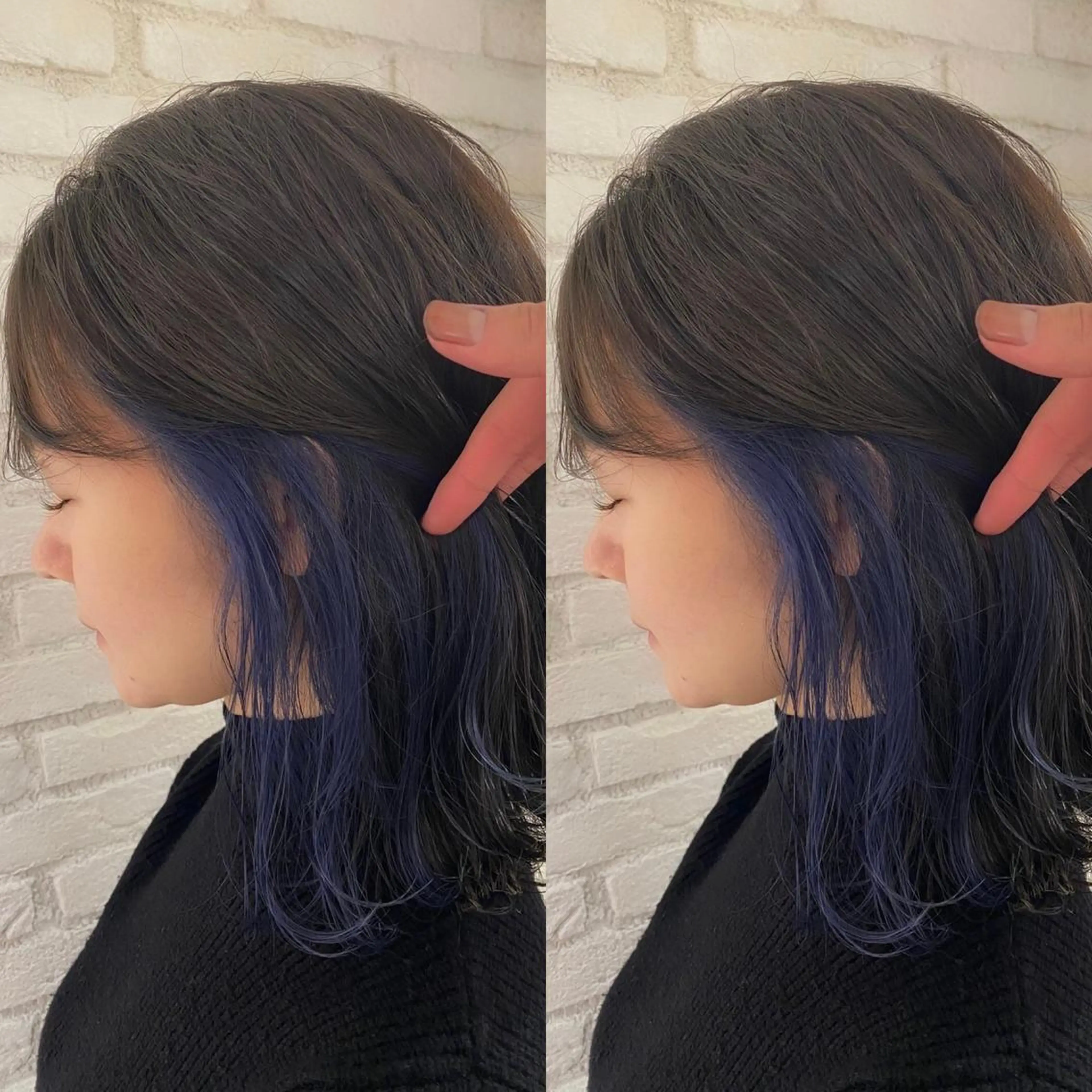 ミディアム カラー カット ヘアカラー トリートメント 縮毛/レイヤー 韓国/橋口のヘアスタイル