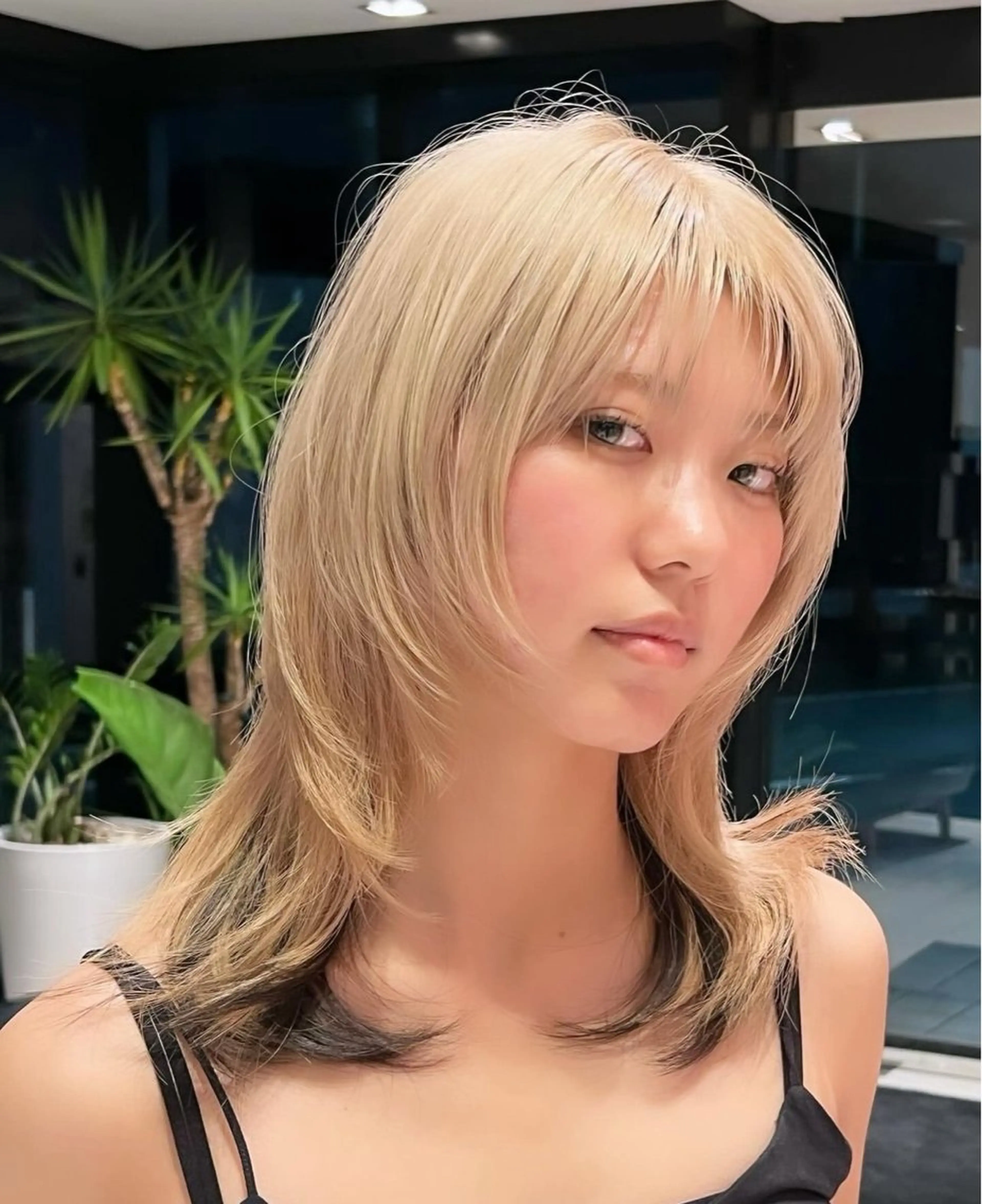 セミロング カット 田邉 海斗のヘアスタイル