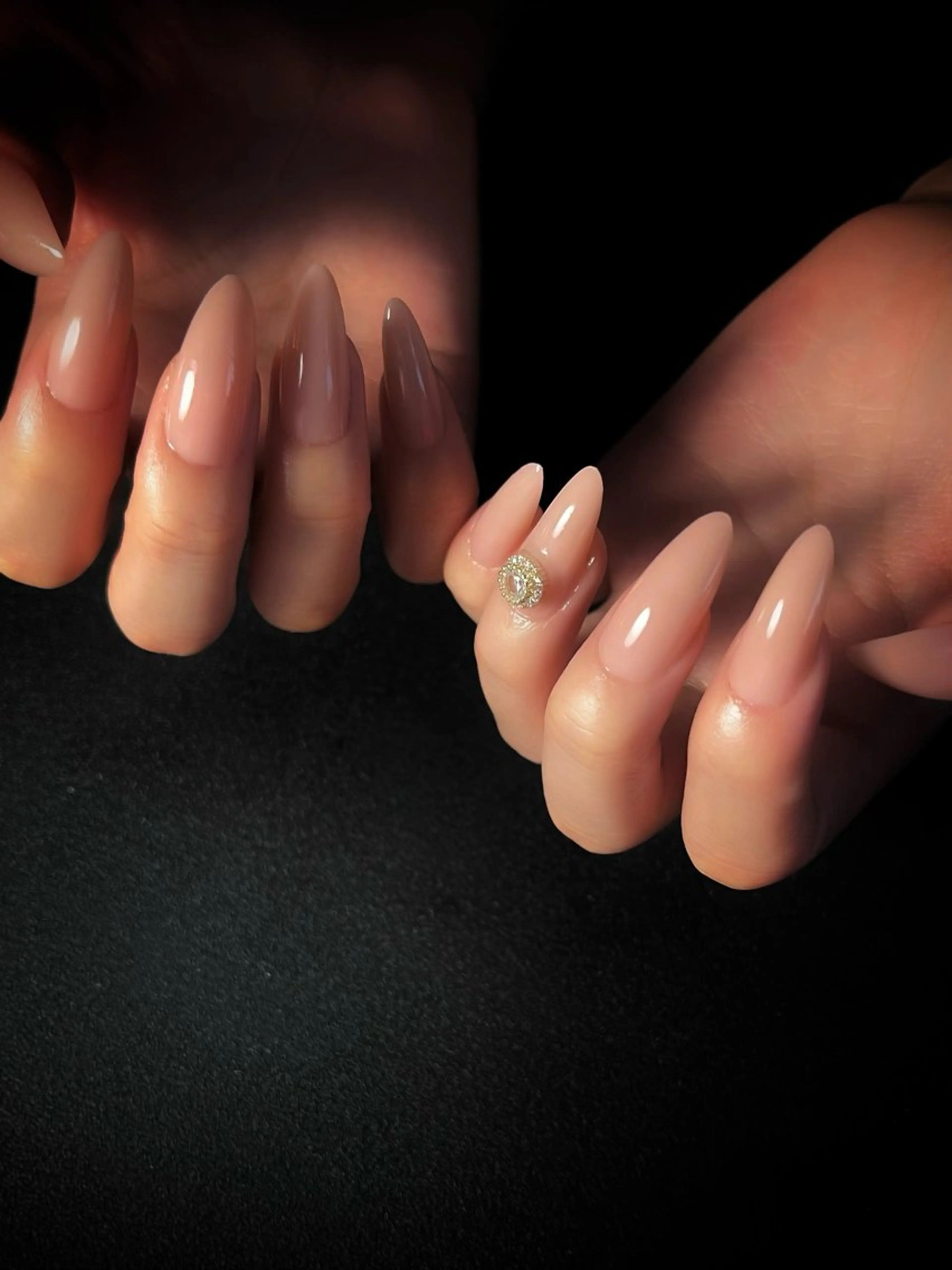 ネイル 長さ出し スカルプネイル nine.🦋 YUKOのネイルデザイン