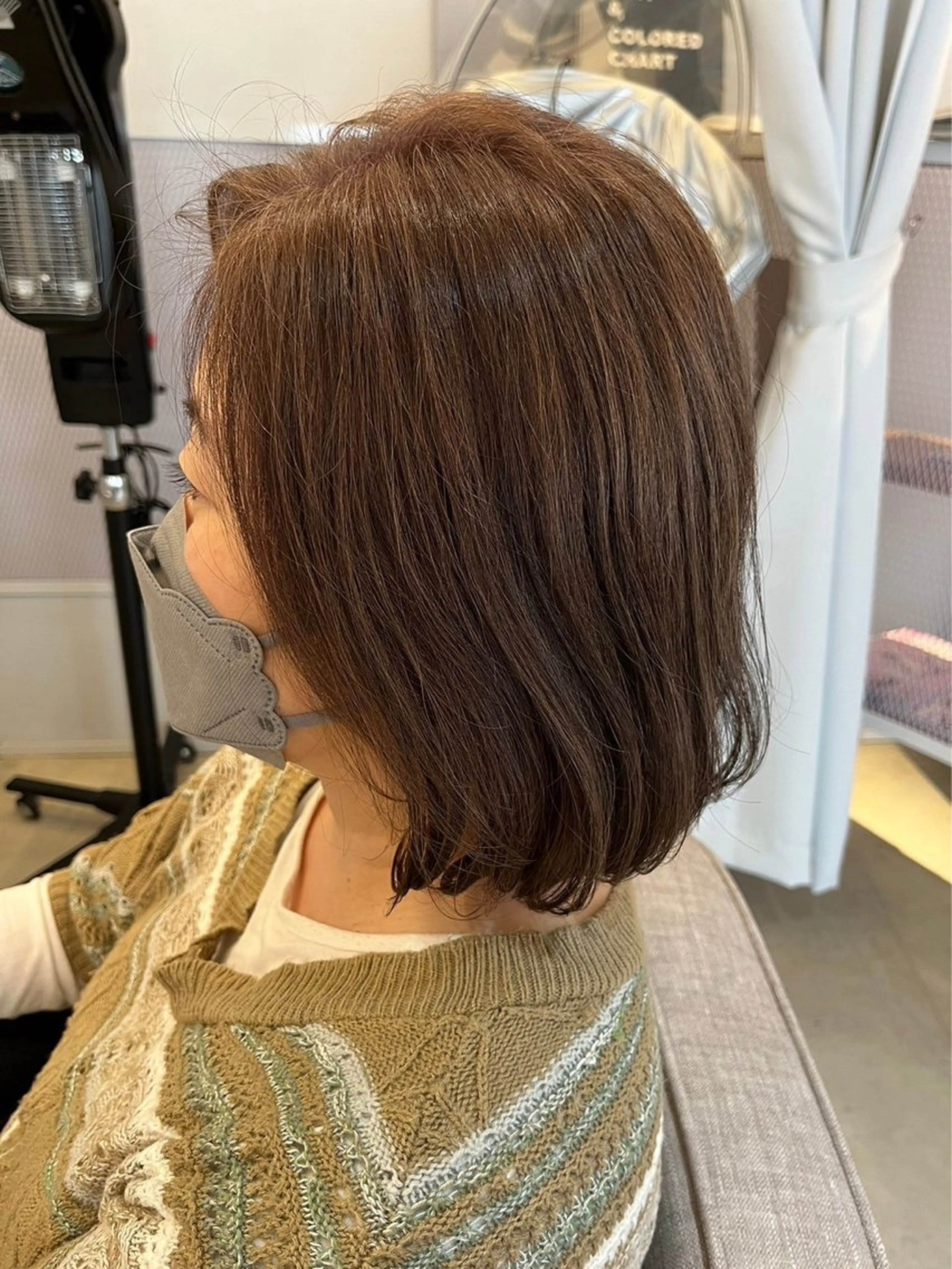 セミロング 特化✨デザインカラー 白髪染め✨住田緋菜のヘアスタイル