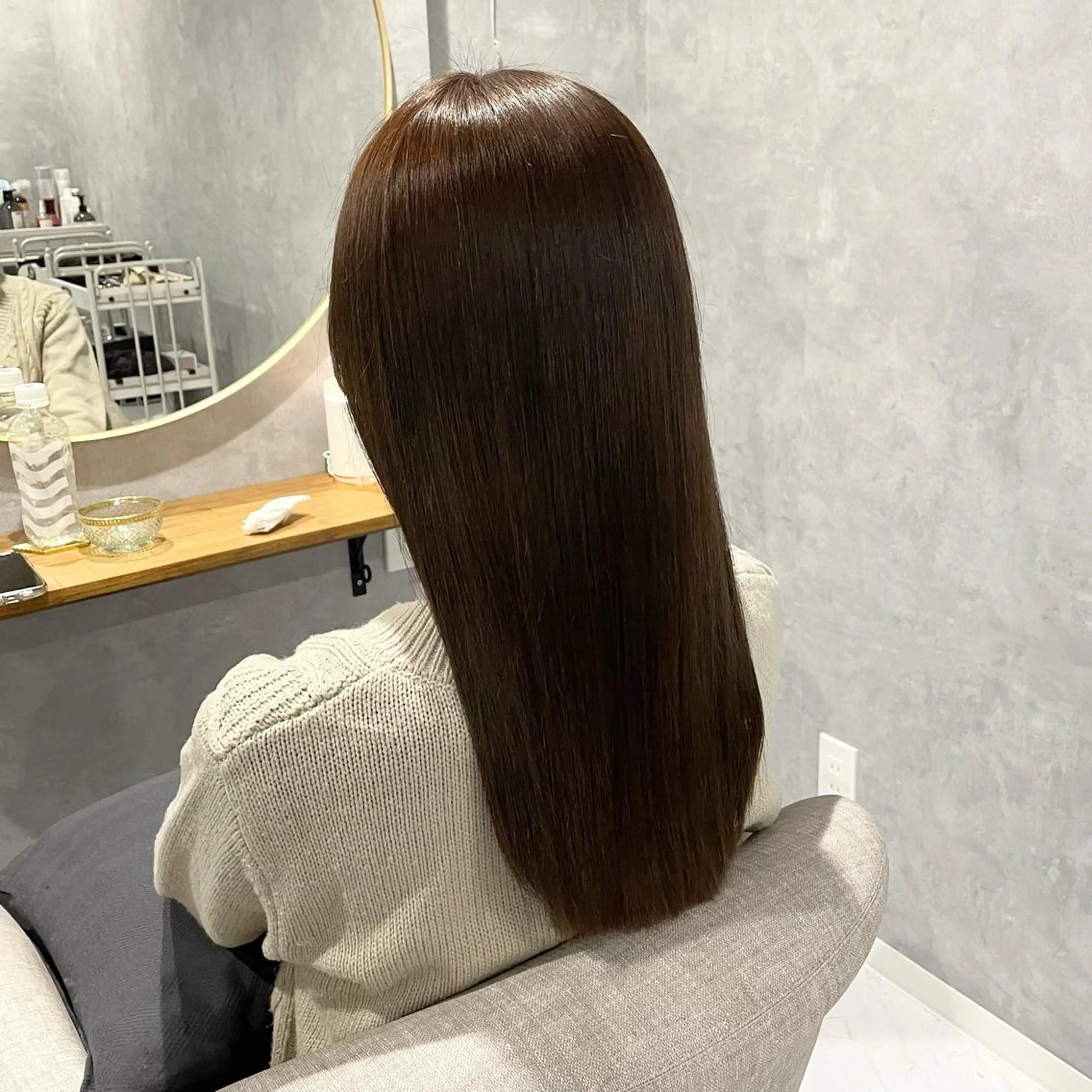 《髪質改善》質感再整カラー+髪質改善リッチトリートメント+バブルエステ+プチスパの写真