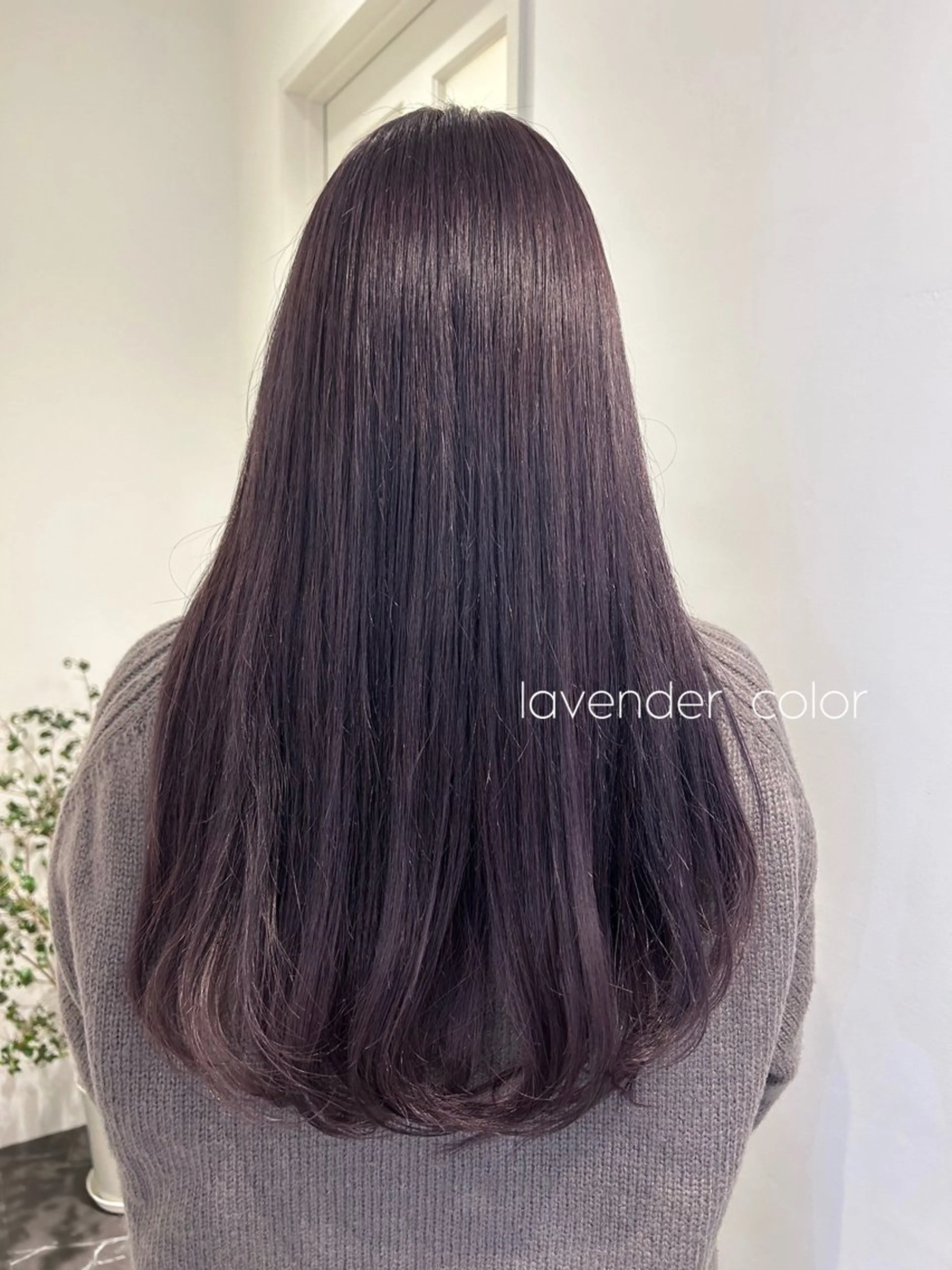 ロング カラー 湯浅 美葉のヘアスタイル