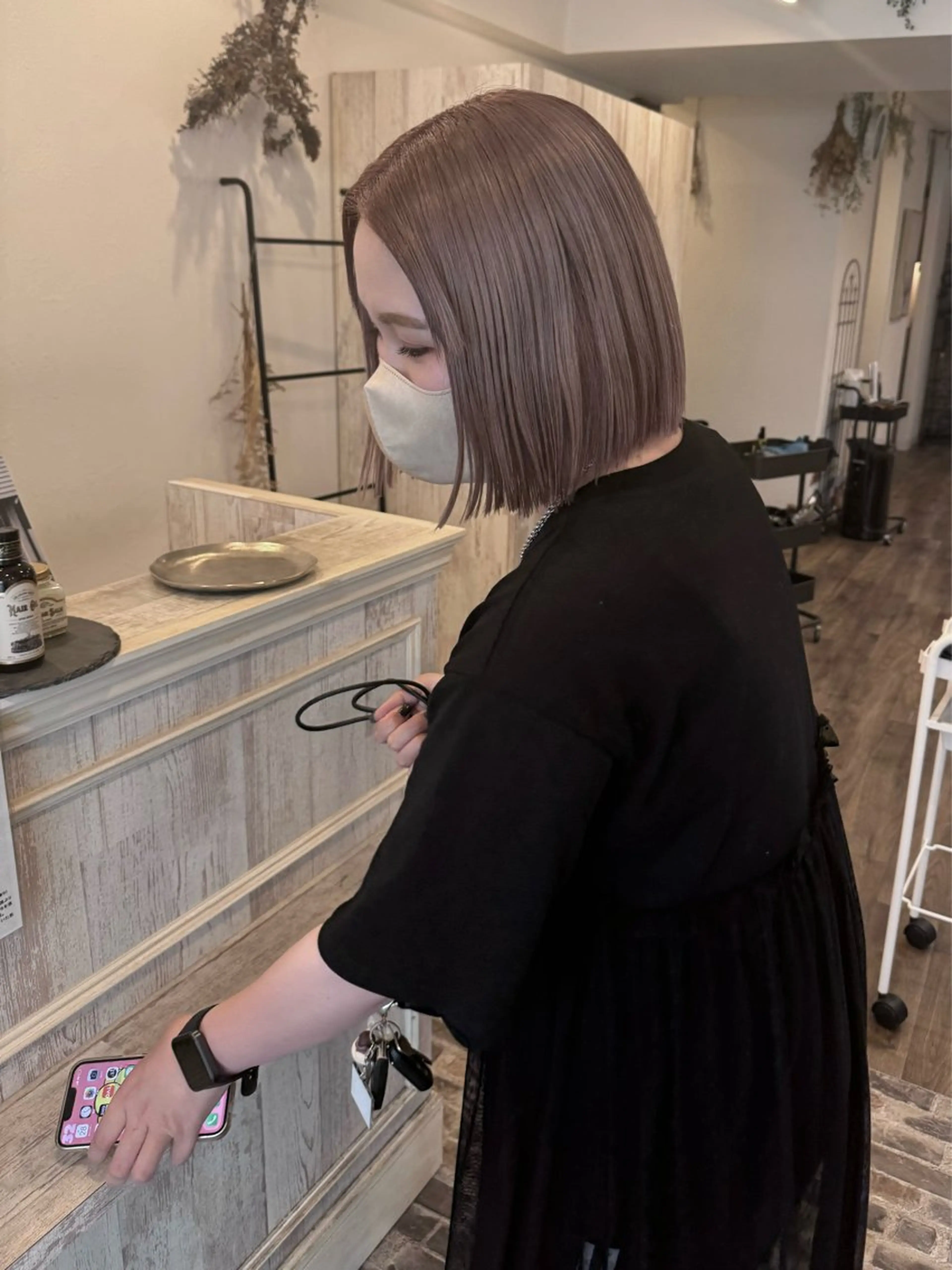 ショート カラー 切りっぱなしボブ ボブ ヘアカラー m ā l o.🌷 サカモトマイコのヘアスタイル