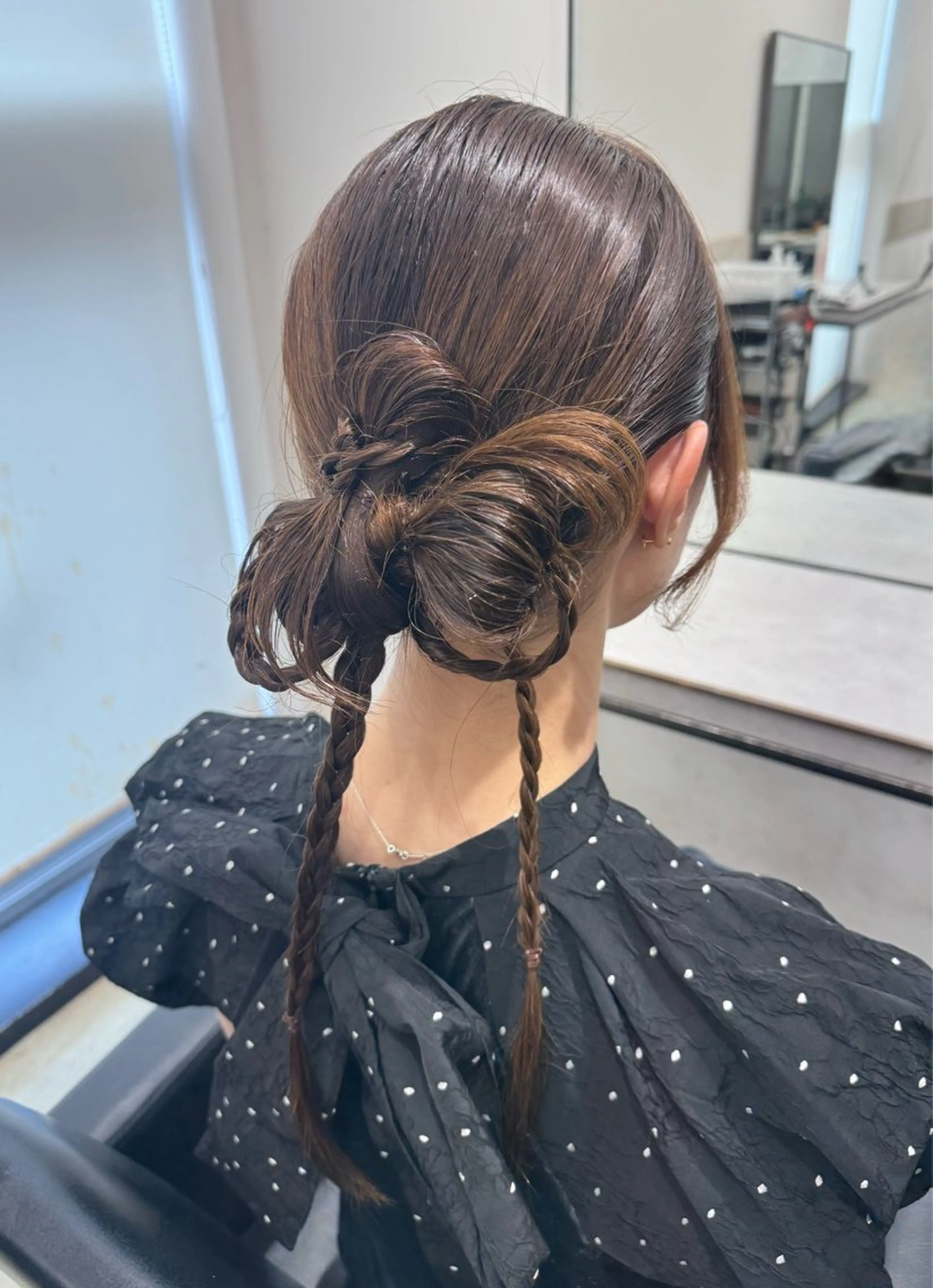 ヘアアレンジ 透明感カラー✨艶髪 制作🌱山根あゆみのヘアスタイル