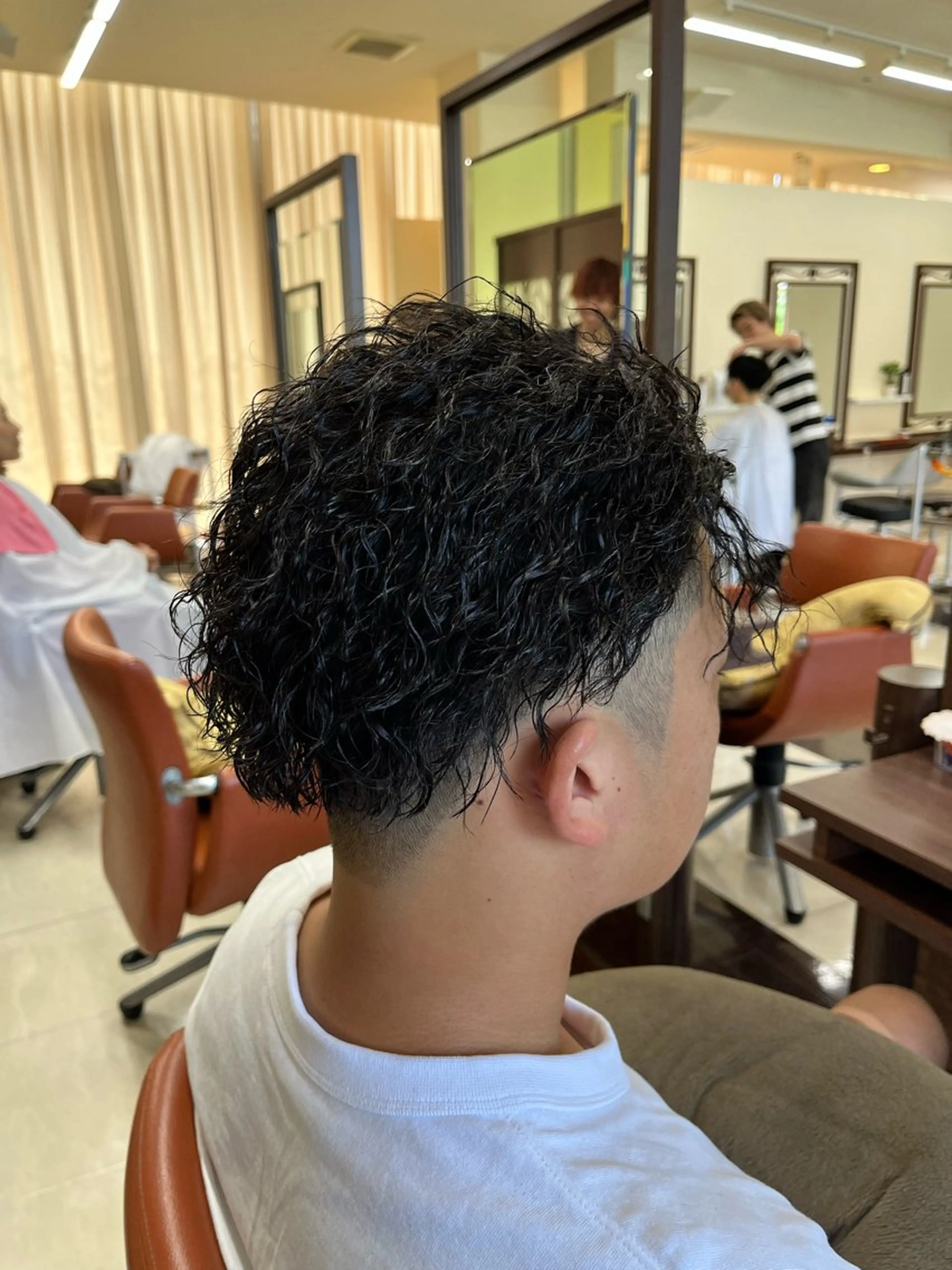 ショート パーマ メンズ メンズパーマ ツイストスパイラルパーマ スパイラルパーマ AROH  men's cut&men's perm 船橋店所属・🧊メンズ特化🧊 高木航希のヘアスタイル