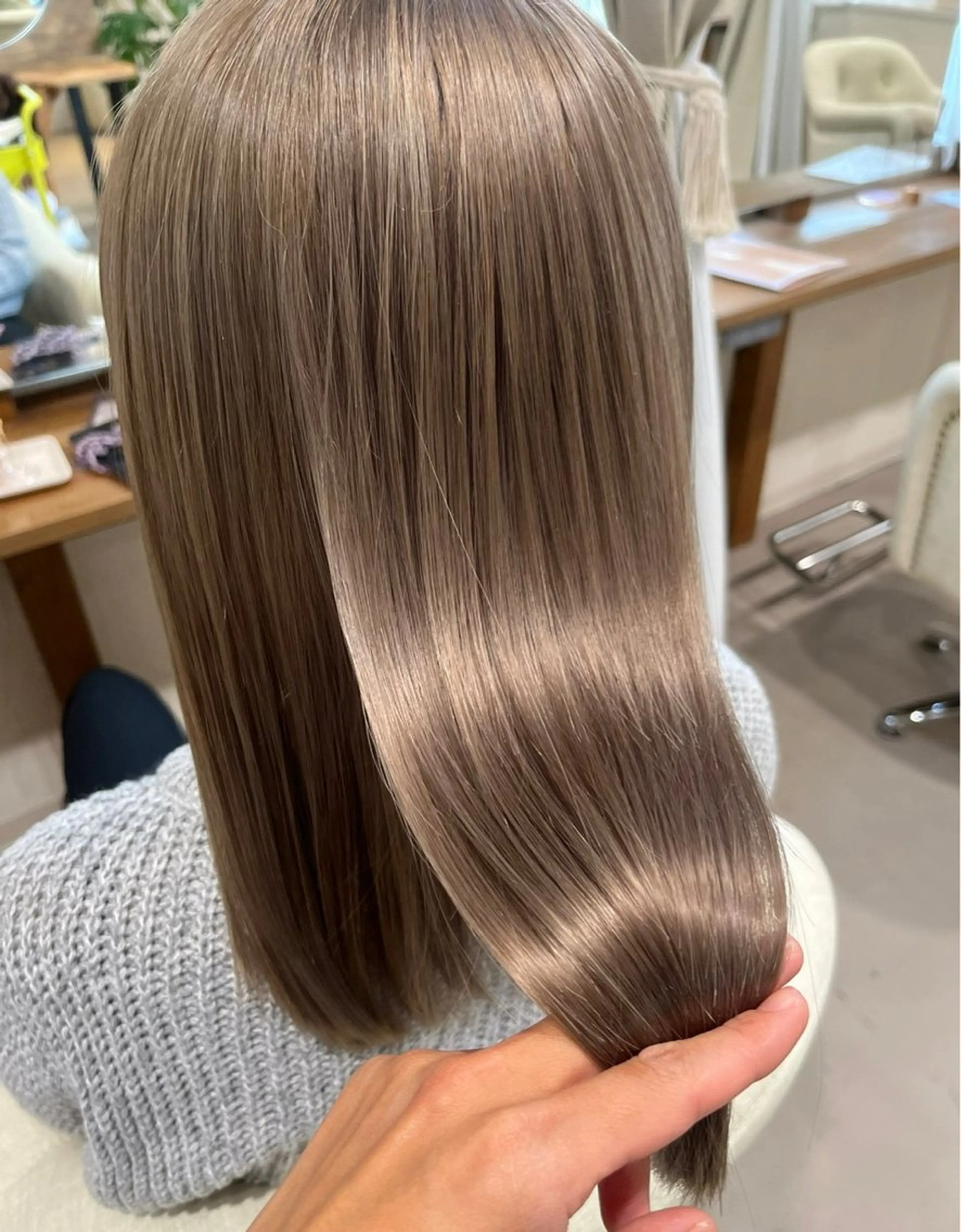 ロング ヘアカラー トリートメント ココルアナ所属・ゆう/大阪豊中/海外 カラー/艶カラーのヘアスタイル