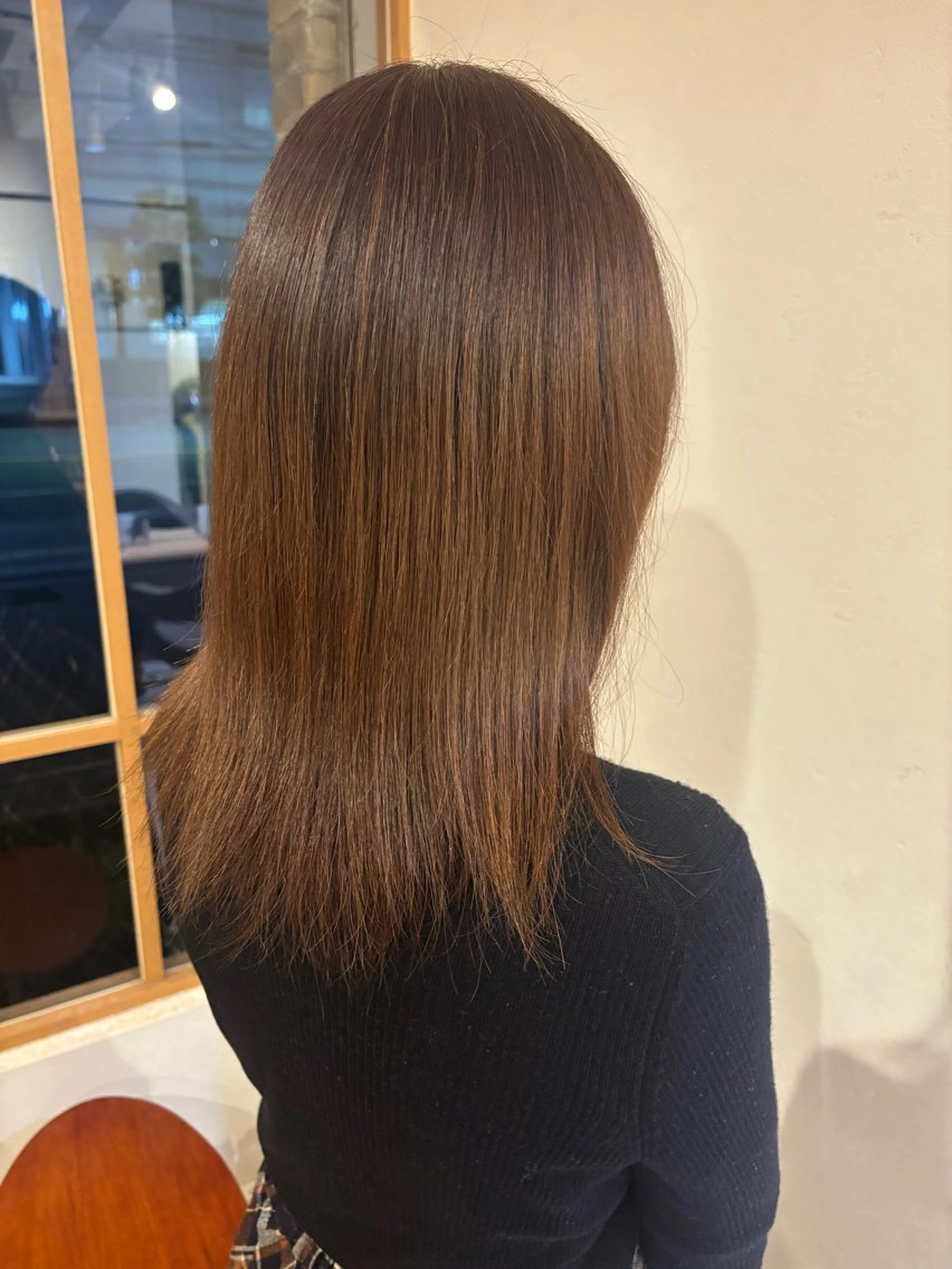 カラー ブラウンカラー ヘアカラー 永山 日菜のヘアスタイル