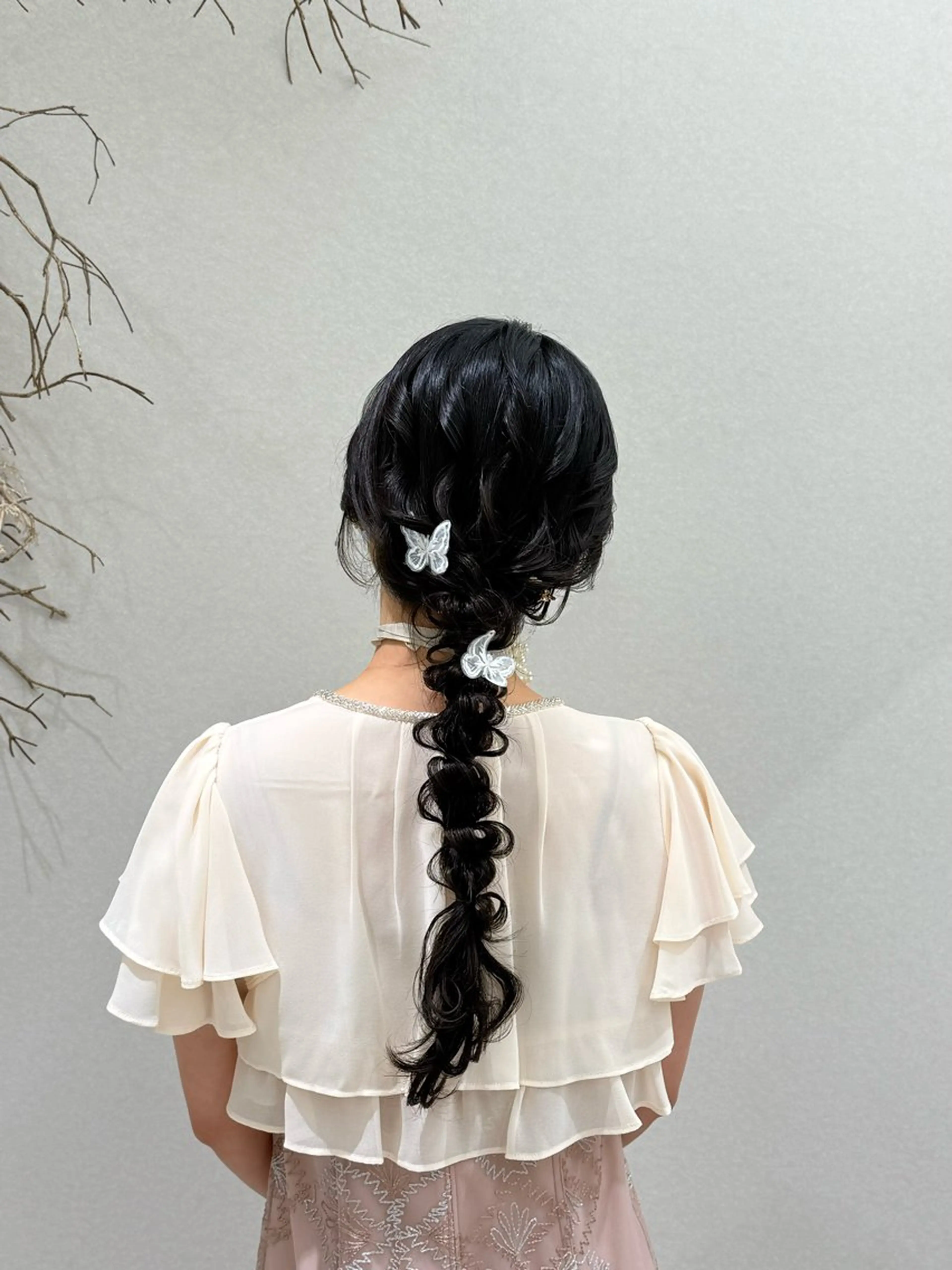 ロング ヘアセット 濱田 剛志のヘアスタイル