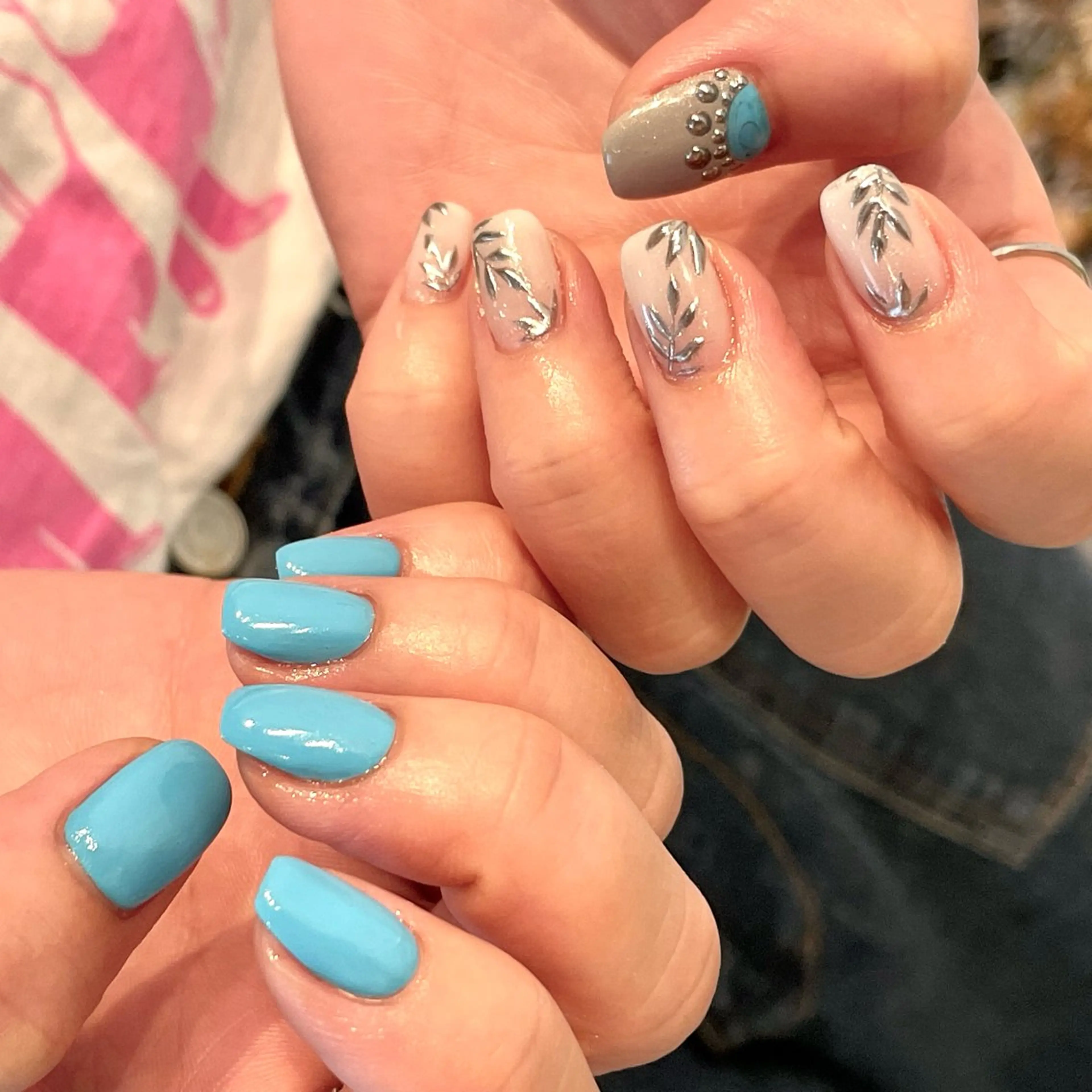 ショート m kaori𓃟のネイルデザイン