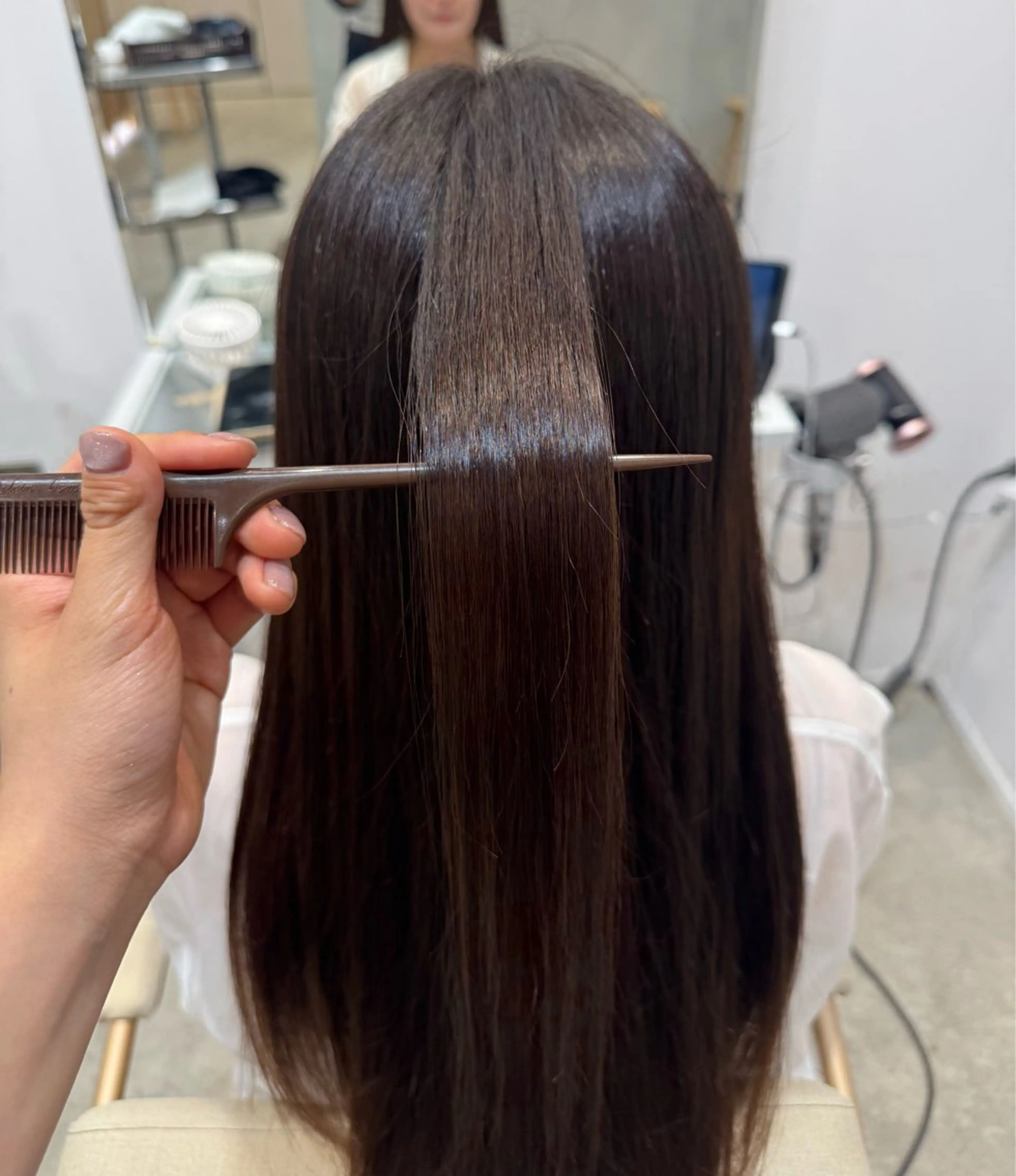 Ence 銀座所属・植木 まりなのヘアスタイル