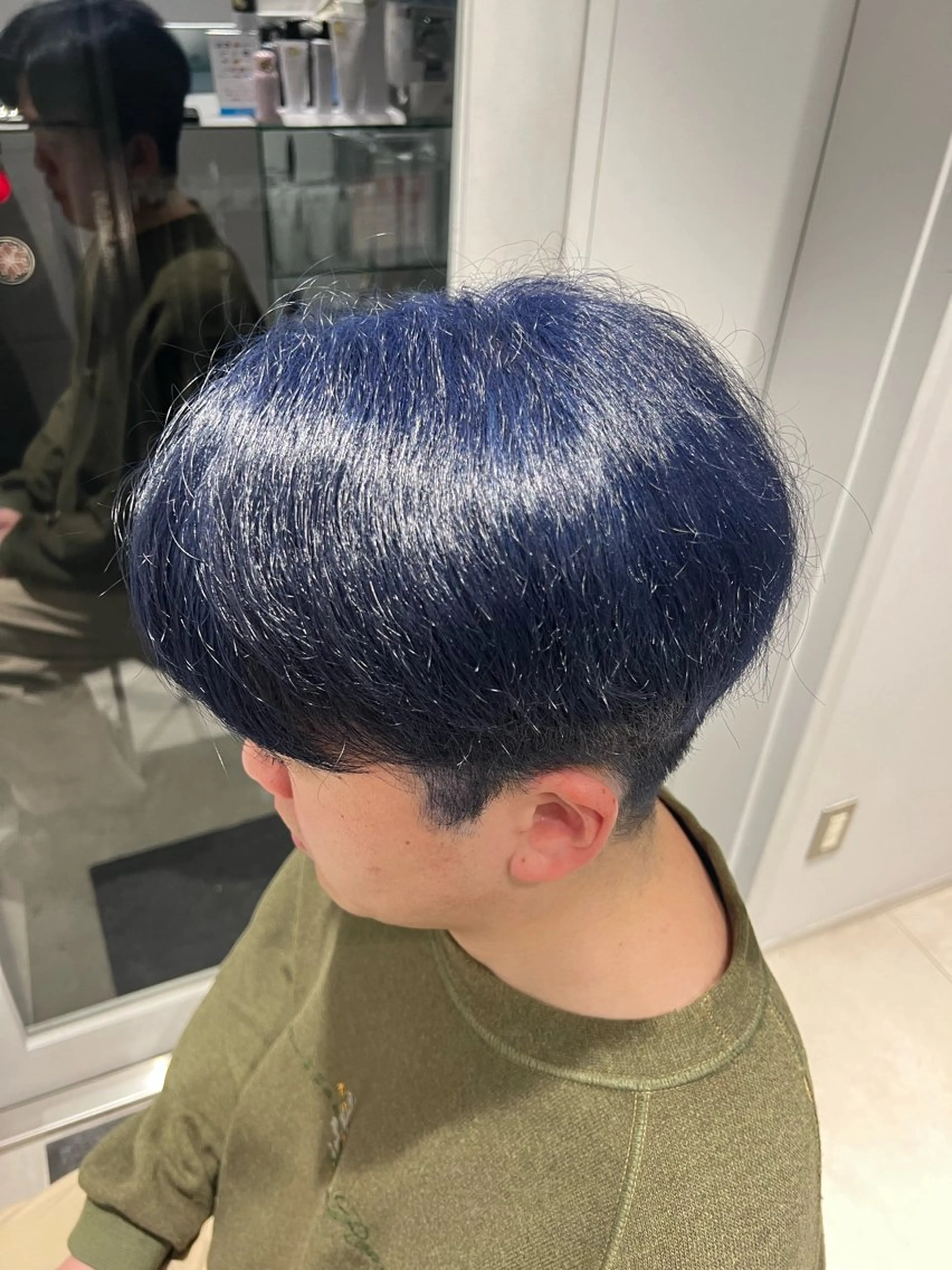 カラー メンズ ブルーカラー ブリーチ練習モデル 募集✨️NOAのヘアスタイル