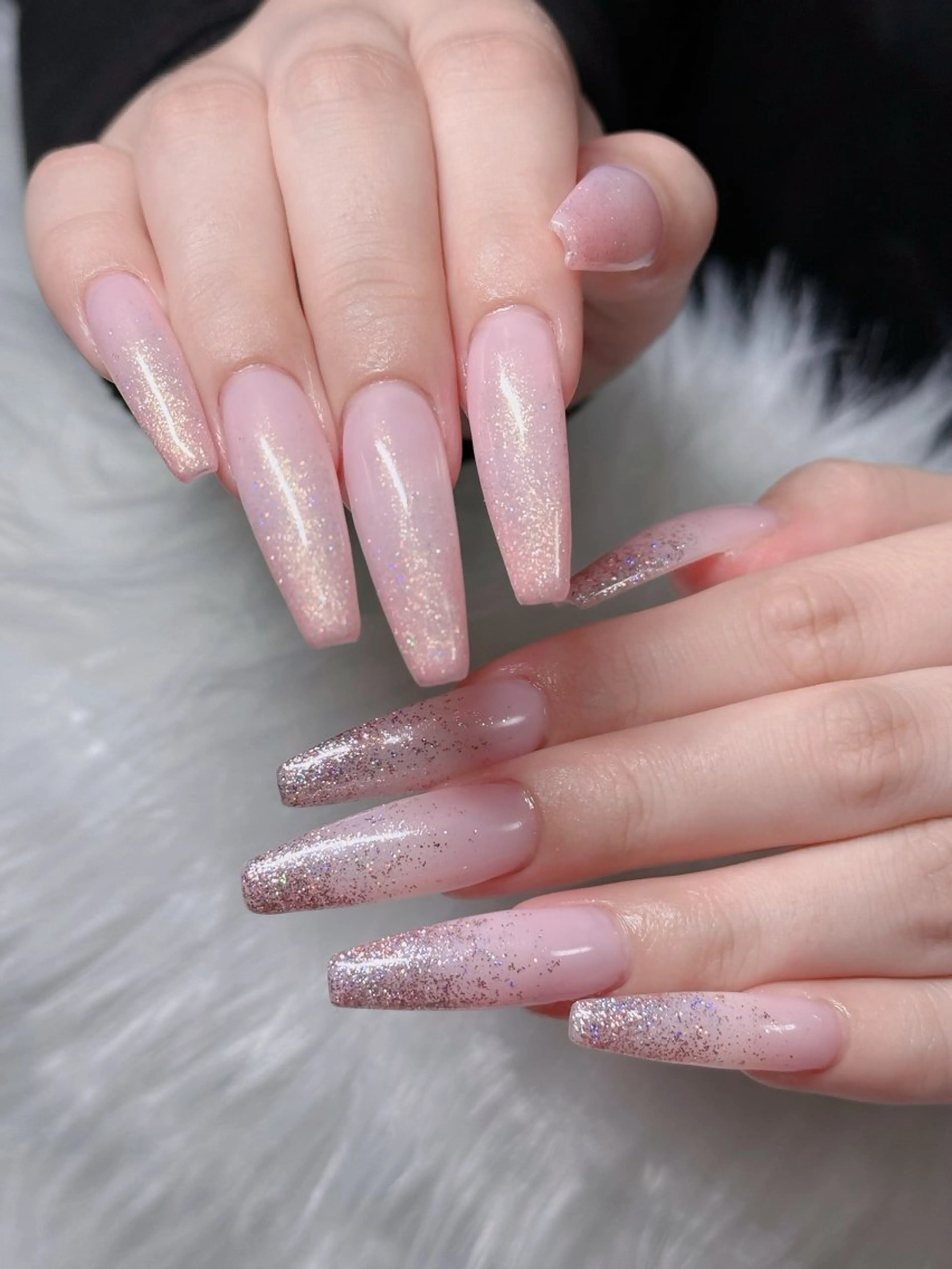 ネイル フレンチネイル ジェルネイル ガラスフレンチ ハロウィン ハート ハンドネイル H.baby Nail Salonのネイルデザイン