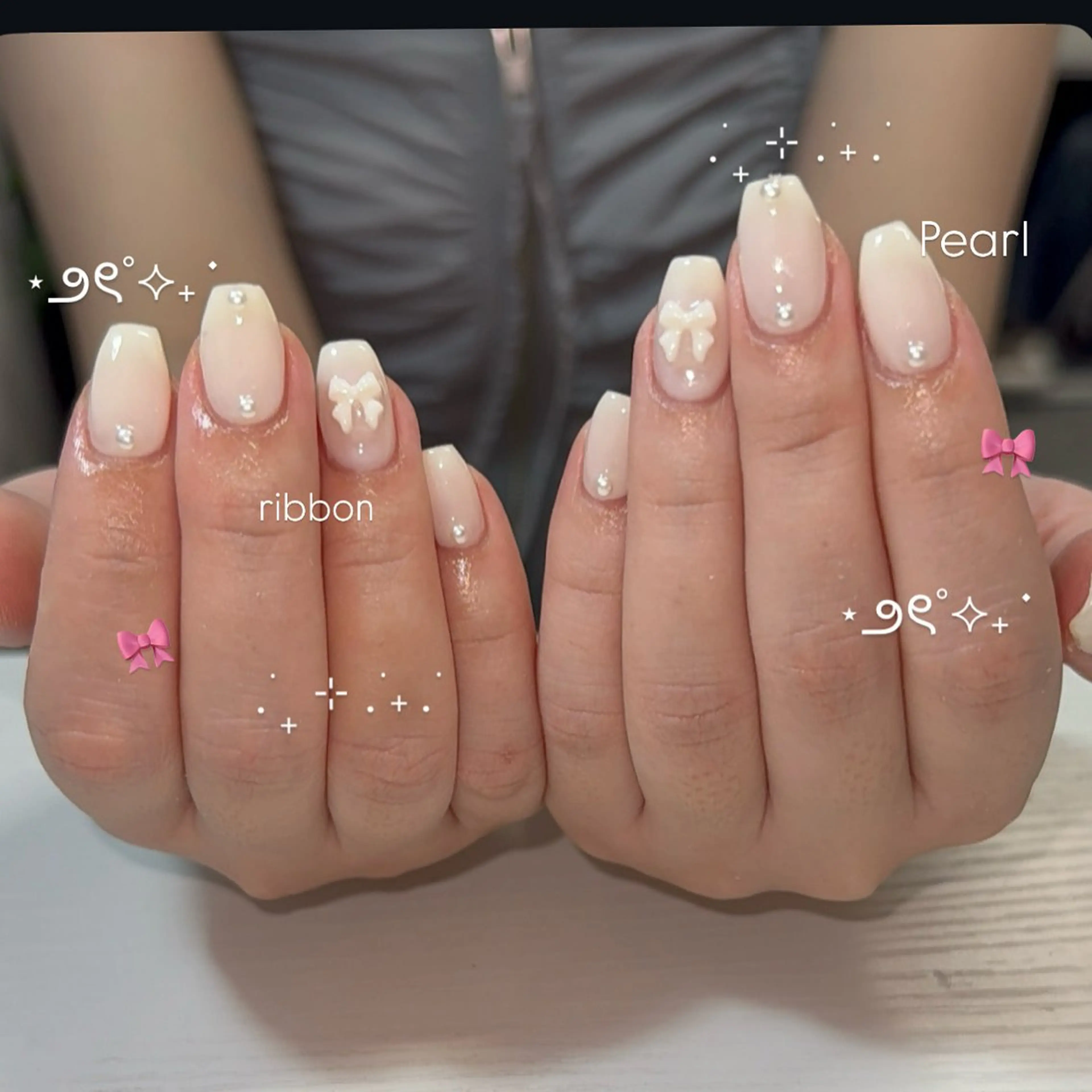 ネイル ストーンネイル ハンドネイル Sarina ⋆⭒˚ mavieのネイルデザイン