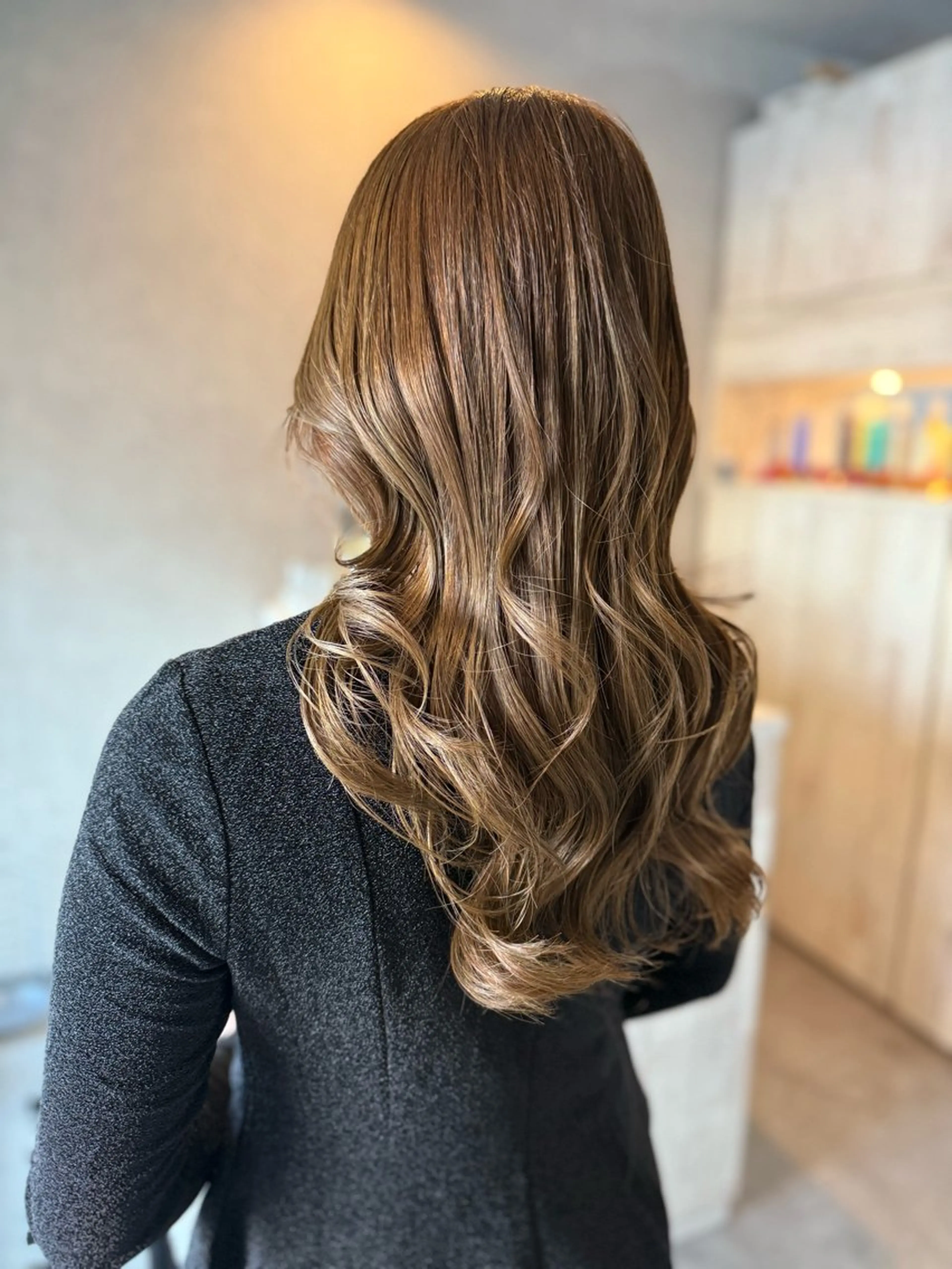 ロング カラー カット ヘアカラー Bish Yanaのヘアスタイル