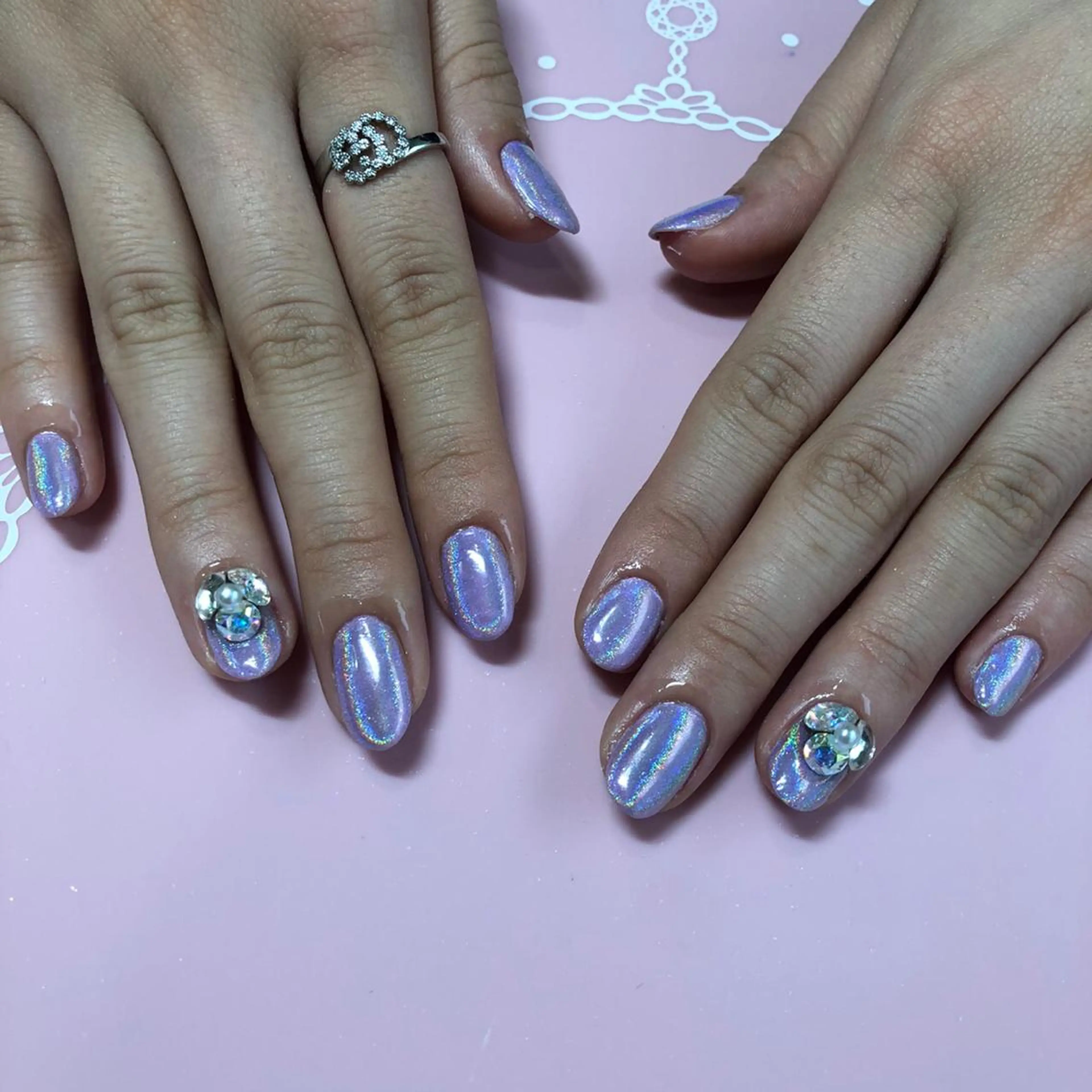 ショート ネイル 《LB》ラブリエ Nail&eyeのマツエク・マツパデザイン