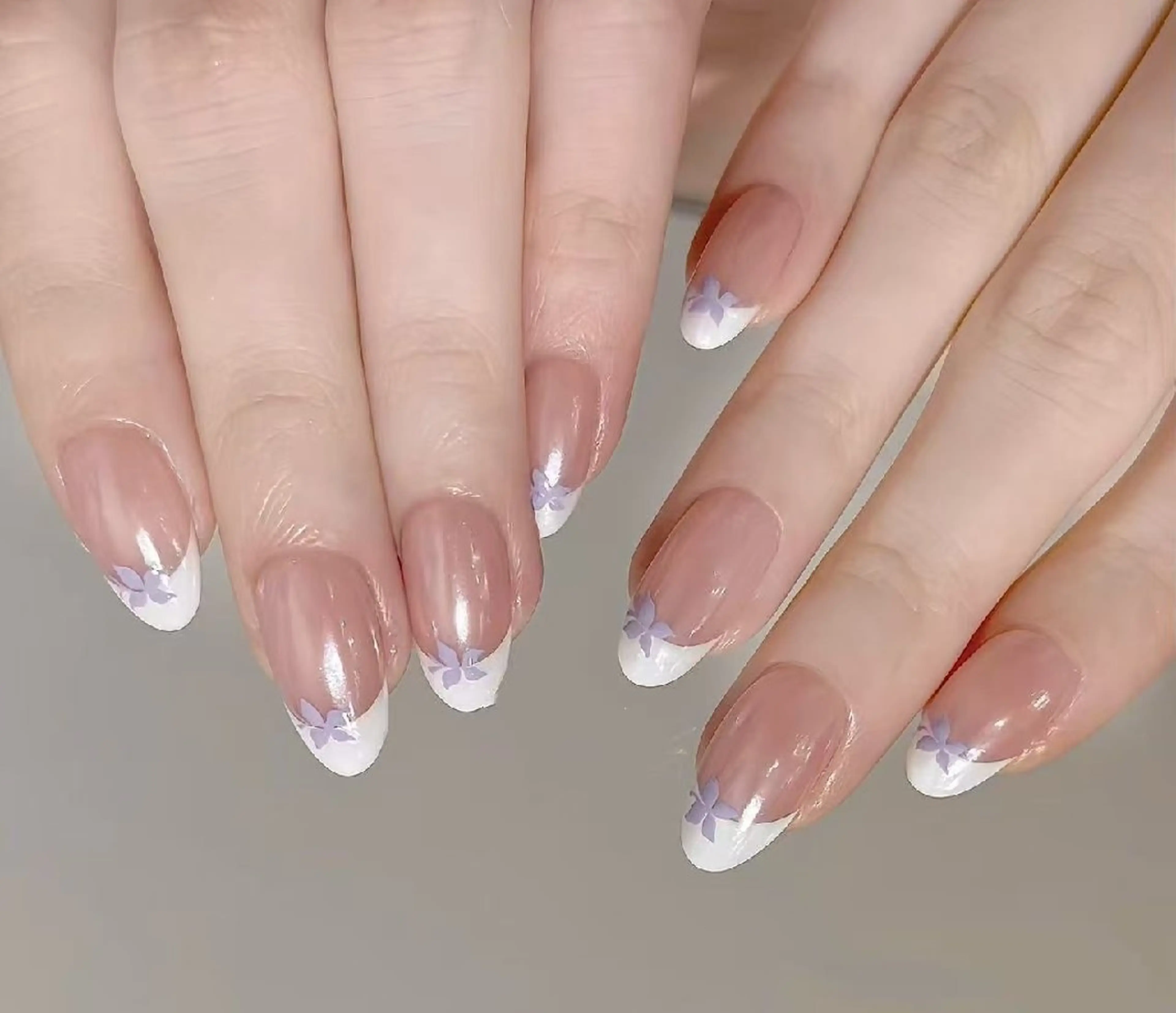ネイル オーロラネイル フラワーネイル フットネイル フレンチネイル ジェルネイル ハンドネイル Oomiya 服部のネイルデザイン