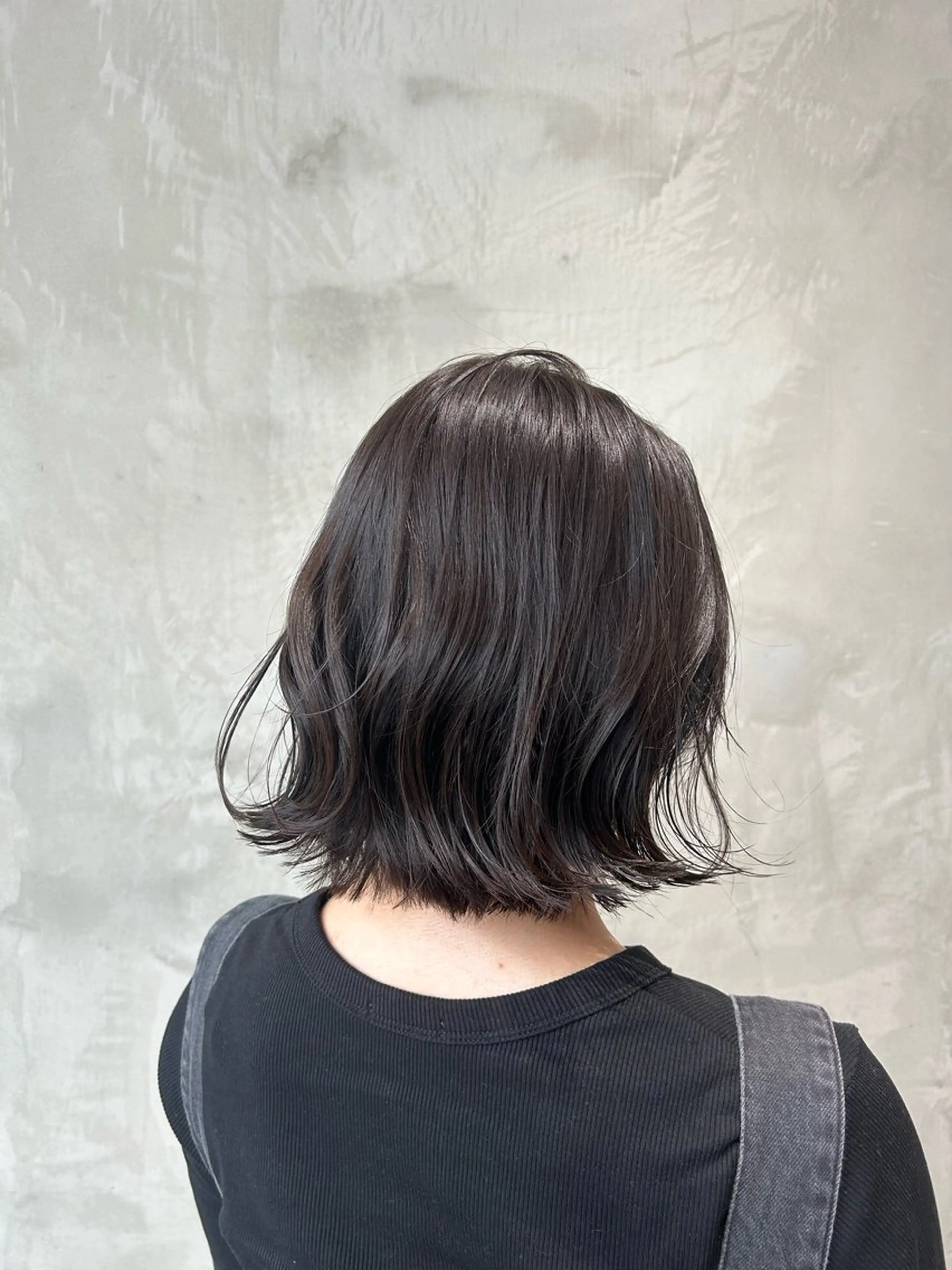 ショート カラー ボブ レイヤーカット 外ハネヘア 渋谷/レイヤーボブ・ 韓国ボブ特化/楓のヘアスタイル