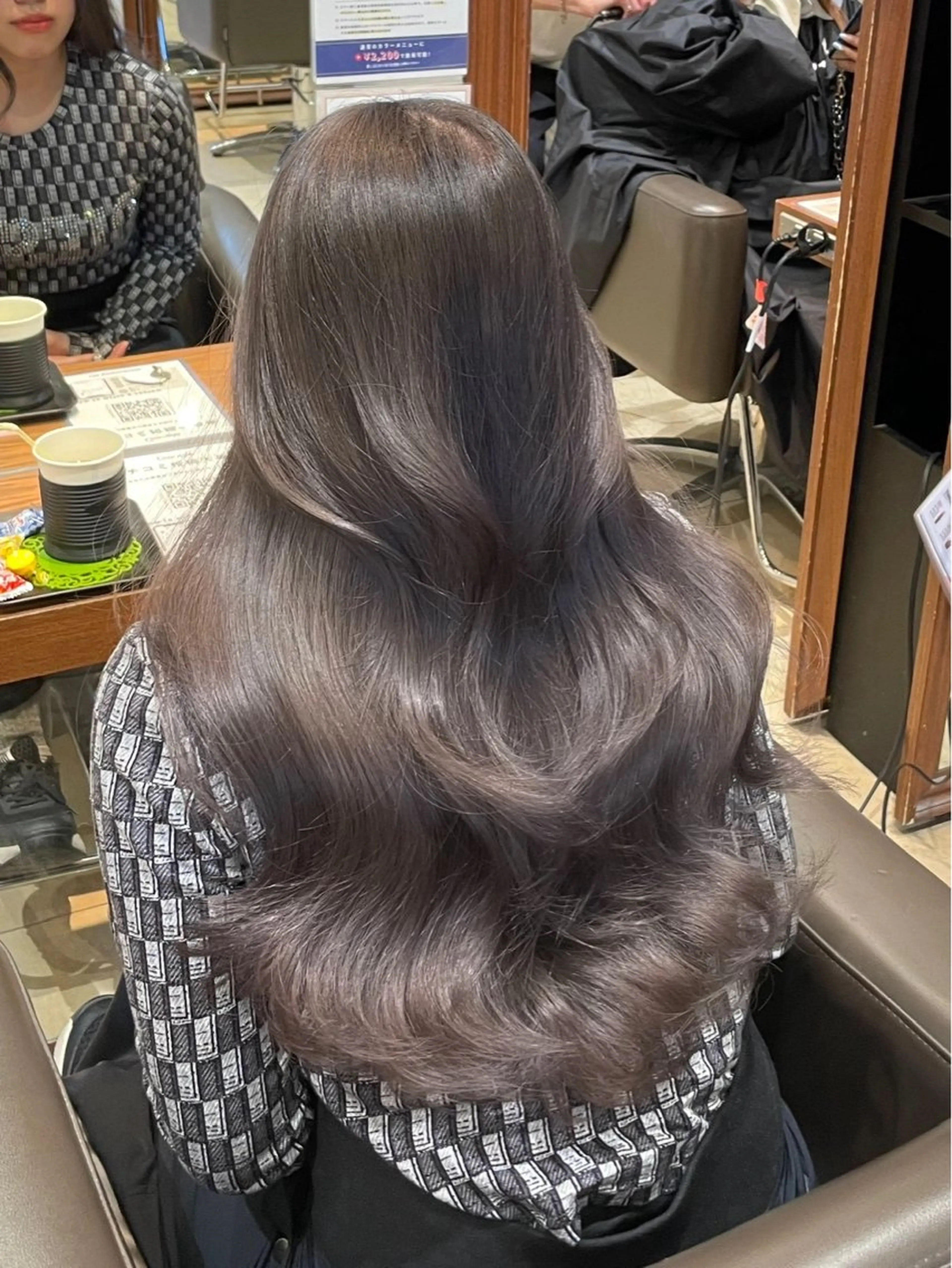 ロング カラー ブリーチ ダブルカラー ブリーチなしカラー 髪質改善 韓国風ヘア カット ヘアカラー トリートメント Maison Annex【心斎橋/レイヤーカット/ブリーチなしダブルカラー/髪質改善カラー】所属・レイヤーカット/ 心斎橋　MACOのヘアスタイル